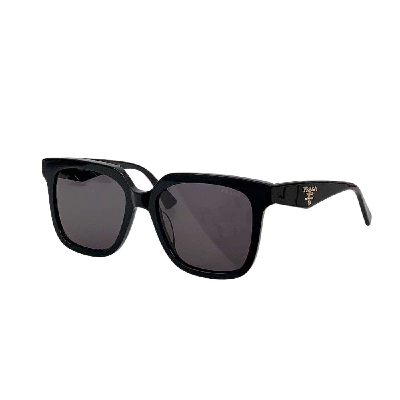 Pra*a Sunglasses Squares Gradient Black For Women