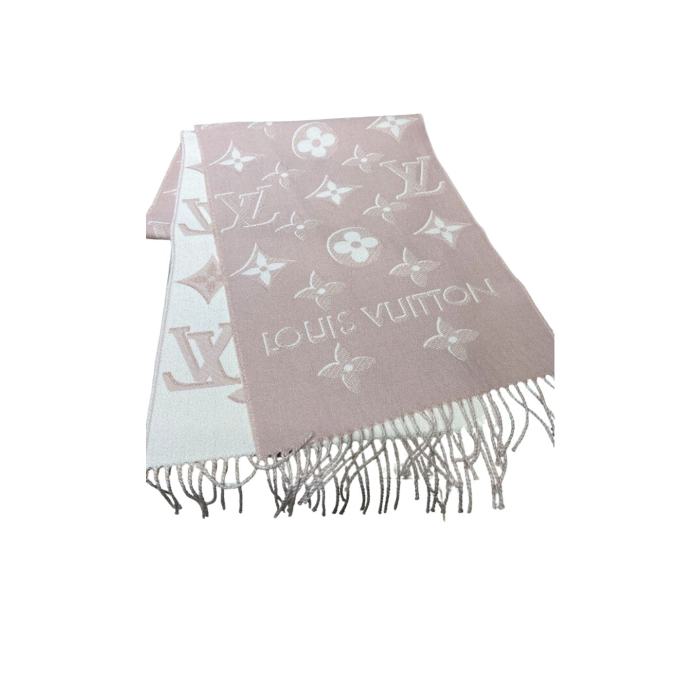 L0vis Vvtt0n Double Sided Long Scarf Pink For Women