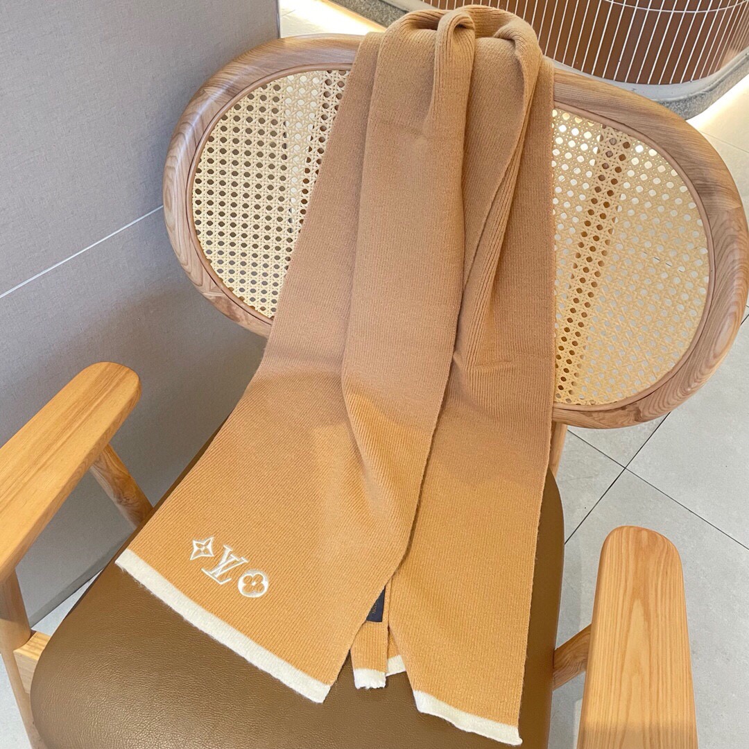 L0vis Vvtt0n Vintage Scarf Lv Orange For Women