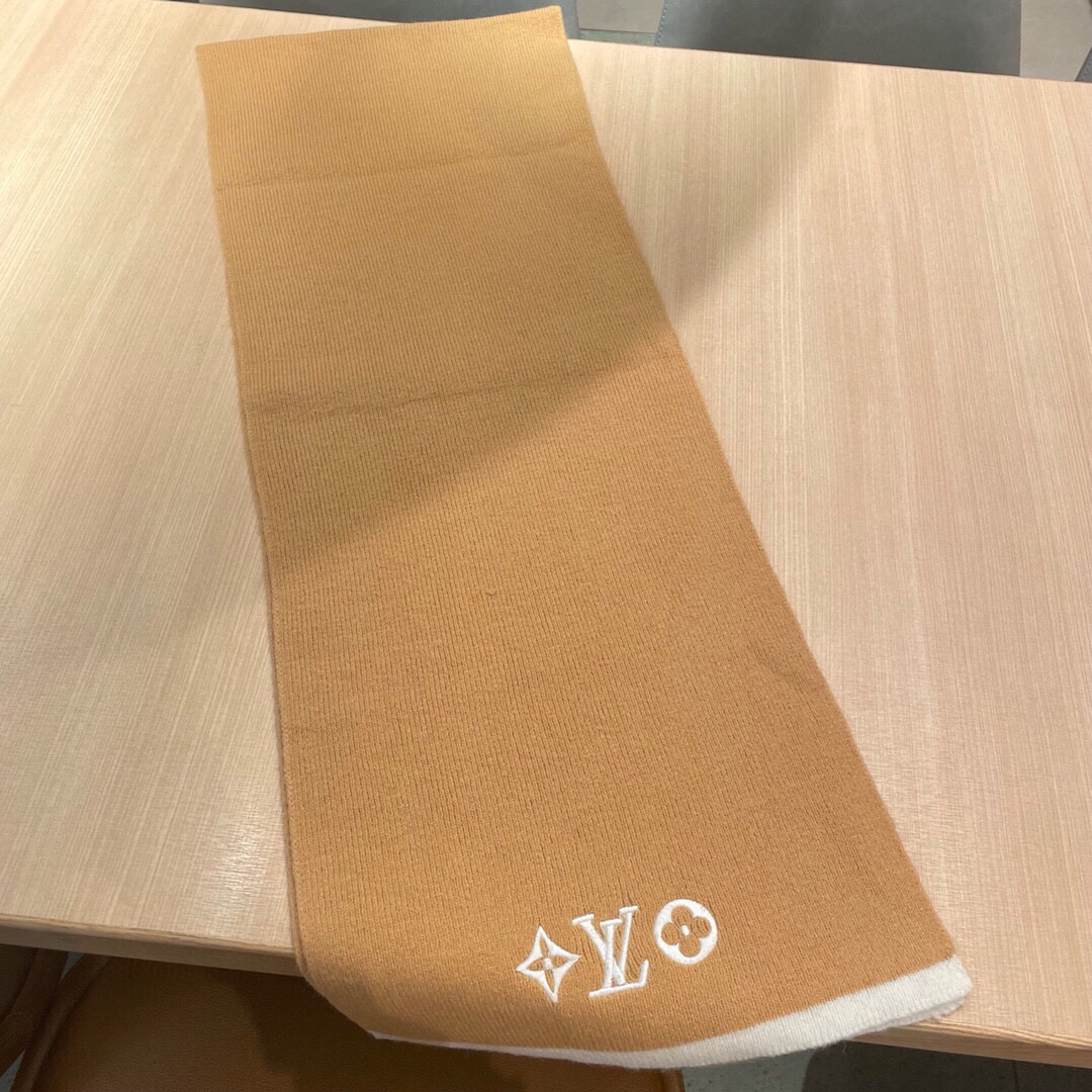 L0vis Vvtt0n Vintage Scarf Lv Orange For Women