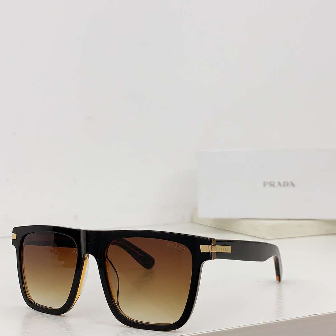 Pra*a Ombre Square Sunglasses Black For Women