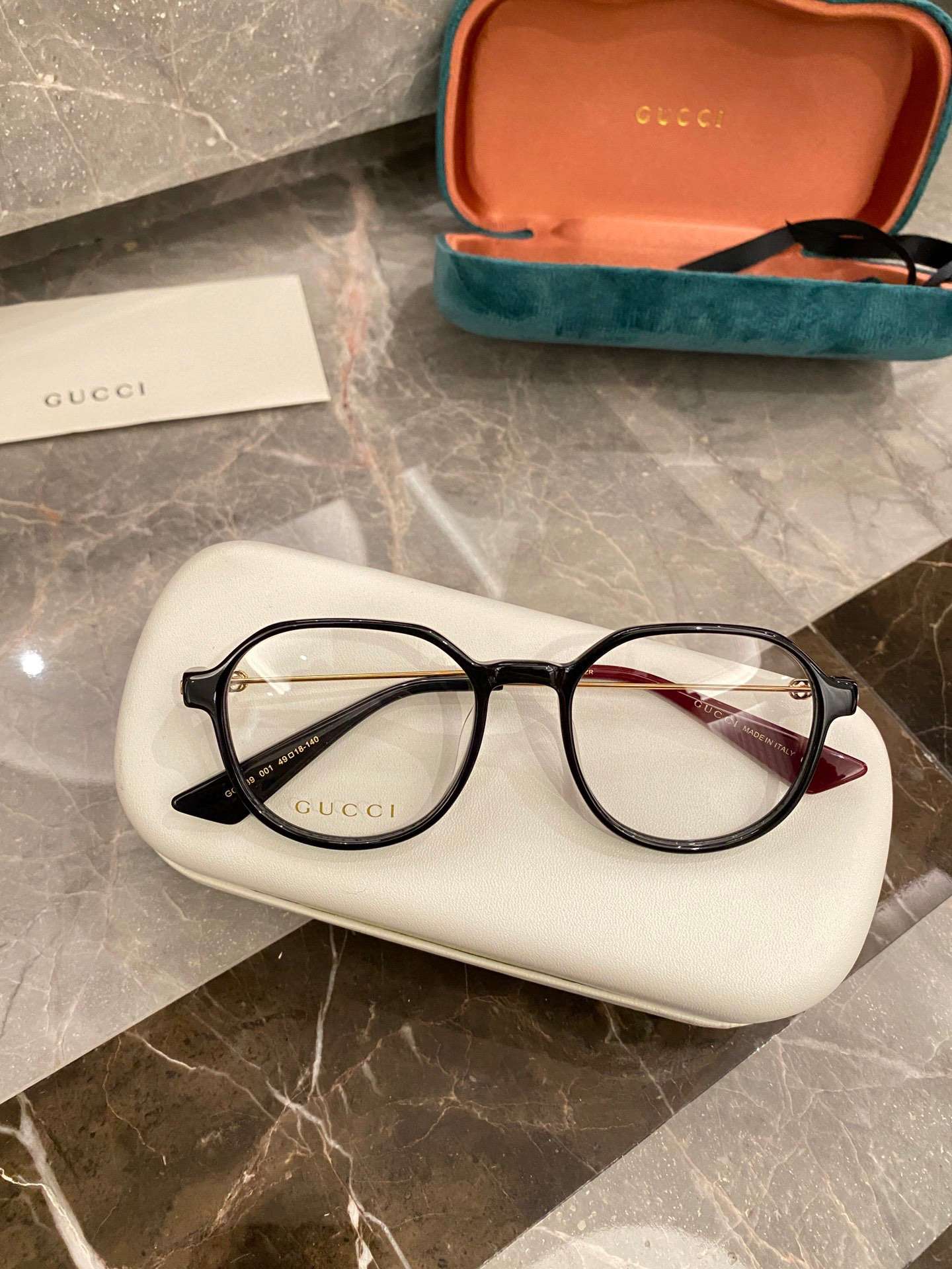 Gvc*1 Round Frame Flat Sunglasses Black For Women