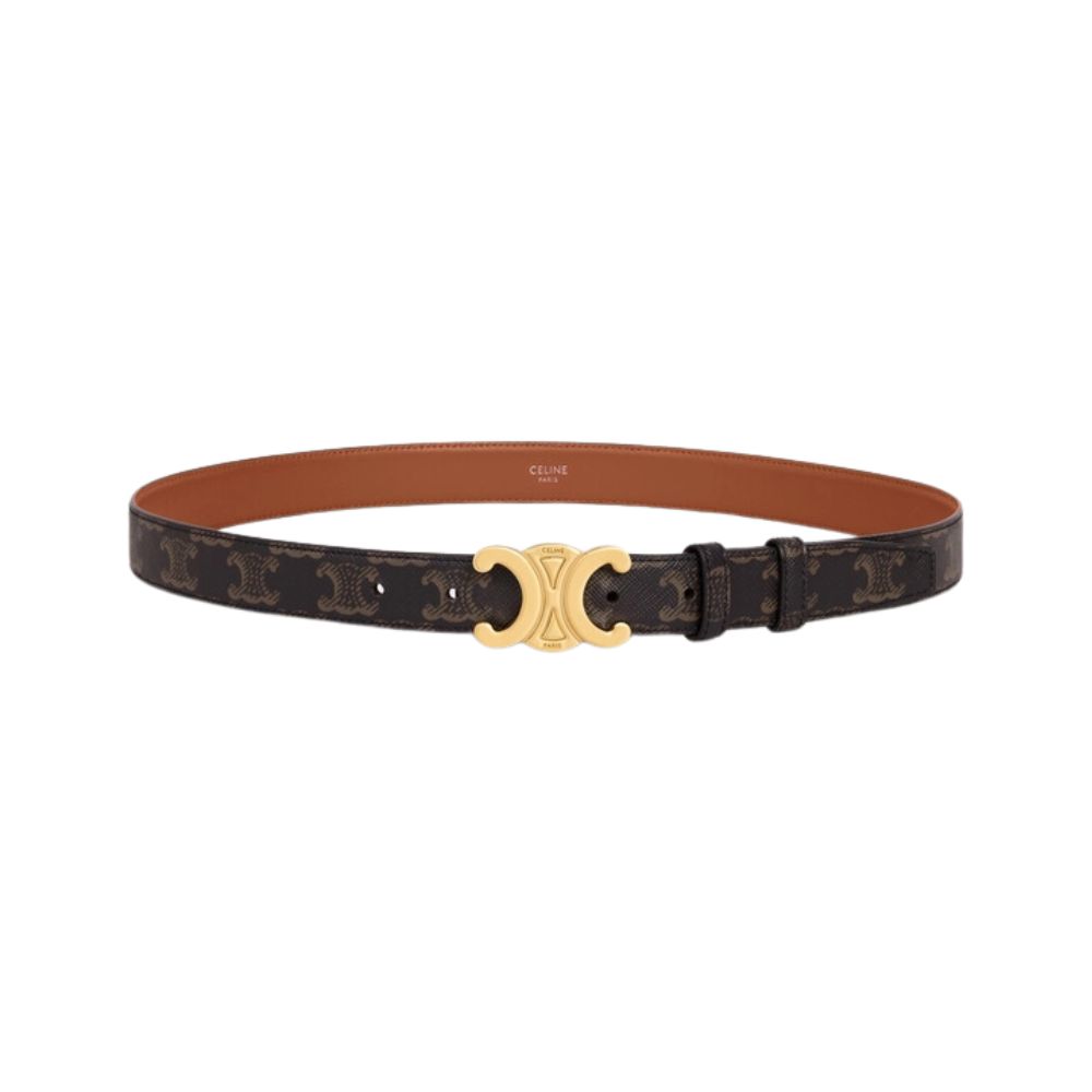 Ce1i*e Medium Triomphe Belt For Women- 45AK92ACO.04LU