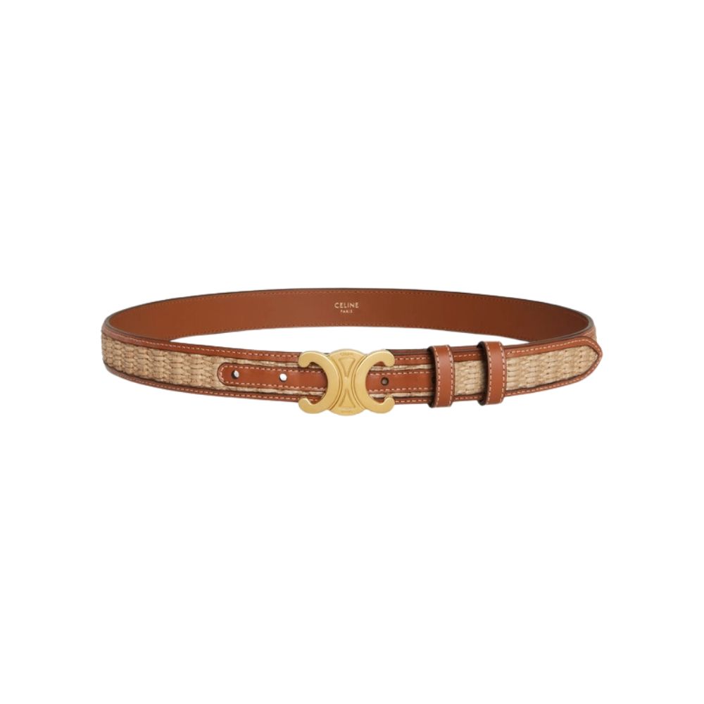 Ce1i*e Medium Triomphe Belt For Women- 45AZL2AIT.04LU