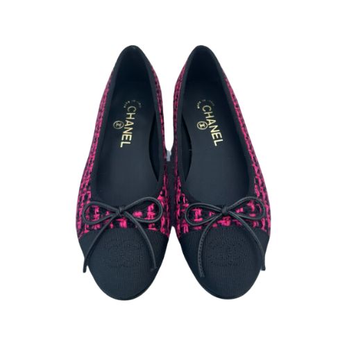 Ch**el Ballerina Logo Ballet Pink For Women