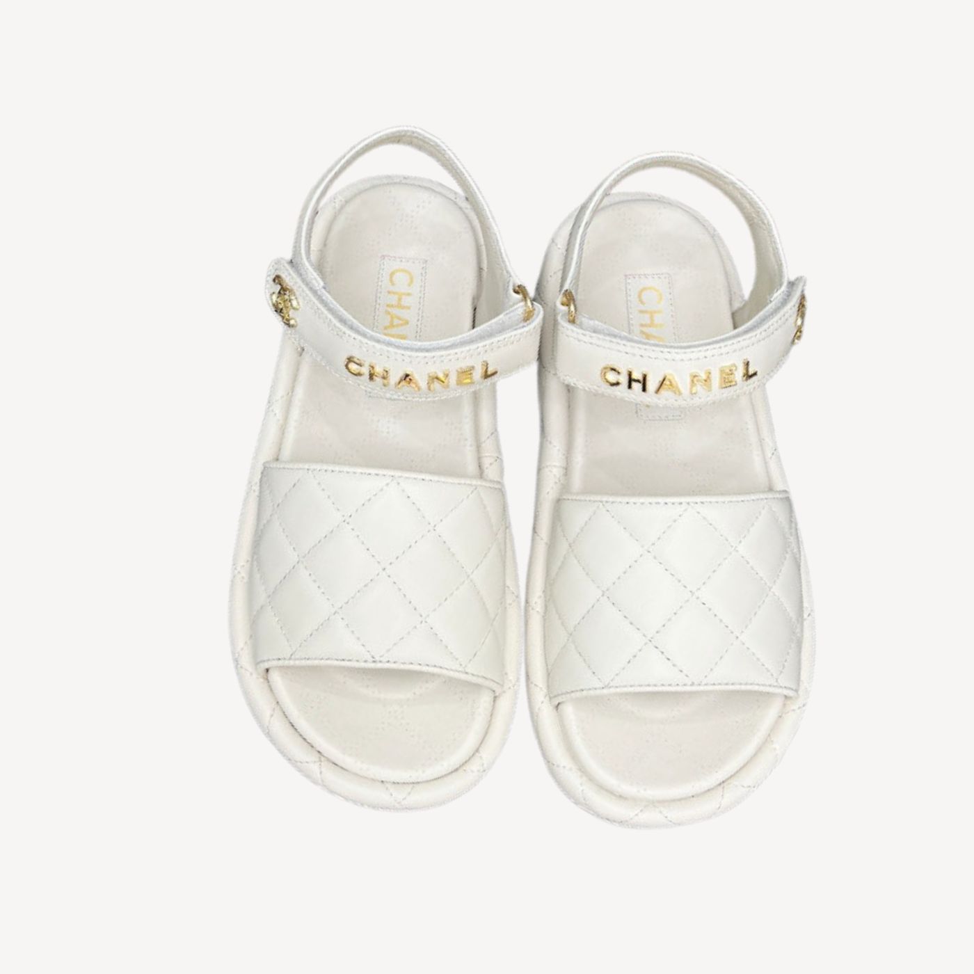 Ch**el Sandals White For Women