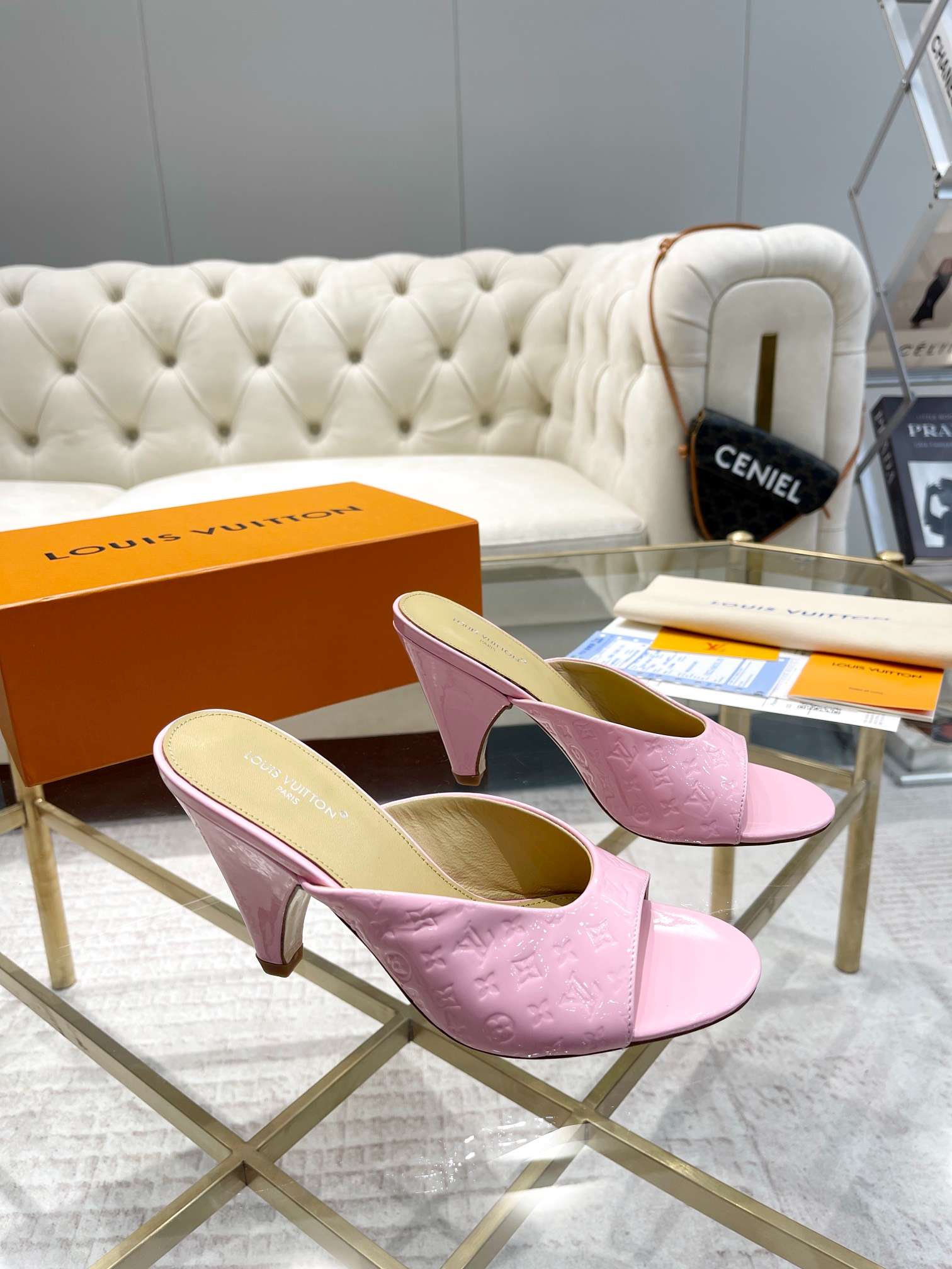 L0vis Vvtt0n S*per Mule White For Women 1ACJ51