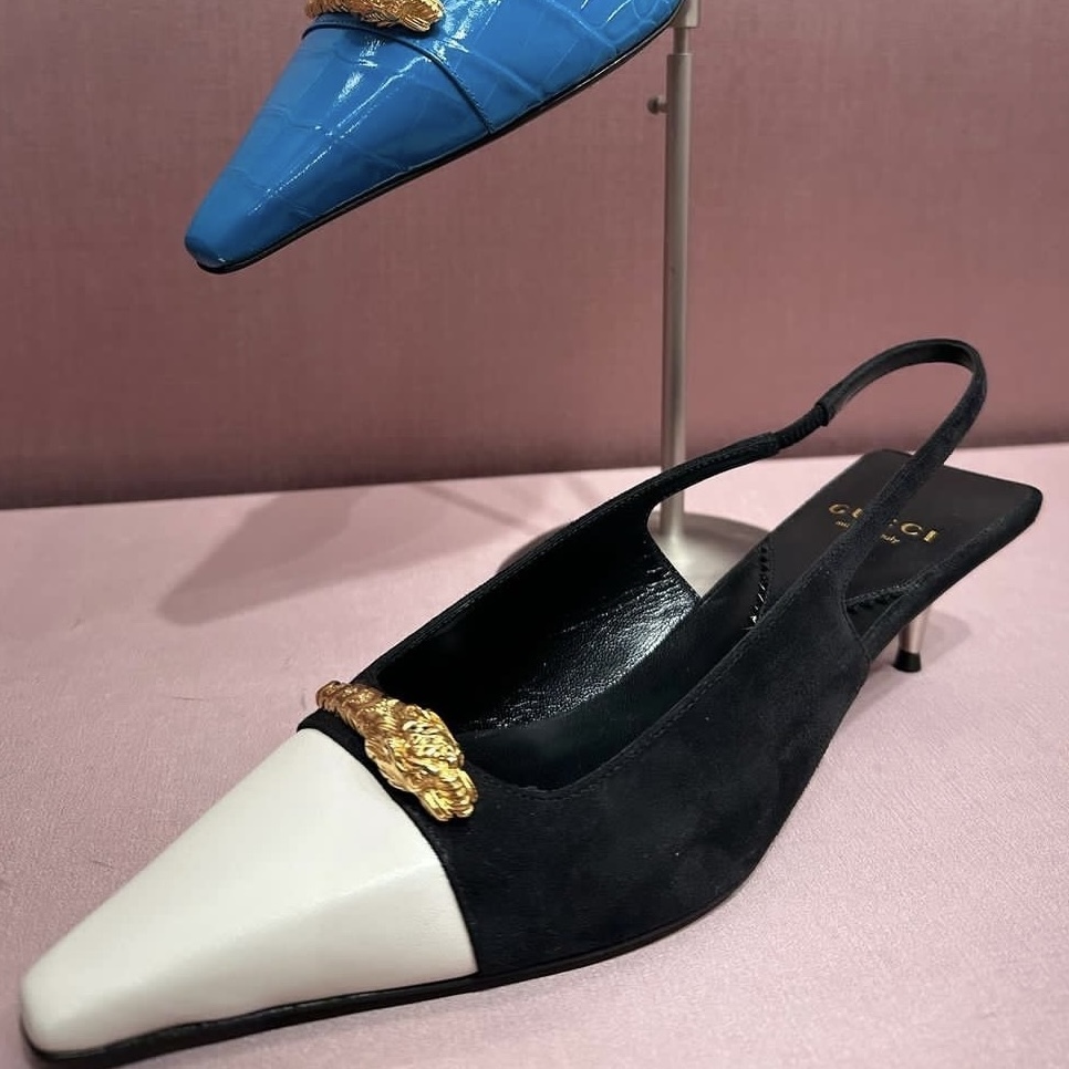 Gvc*1 Pump With Tiger Head For Women- 768113 C9D50 9066