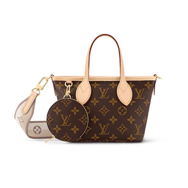 L0vis Vvtt0n Neverfull BB Bag Beige For Women M46705- 23.8 Cm/ 9.4 Inches