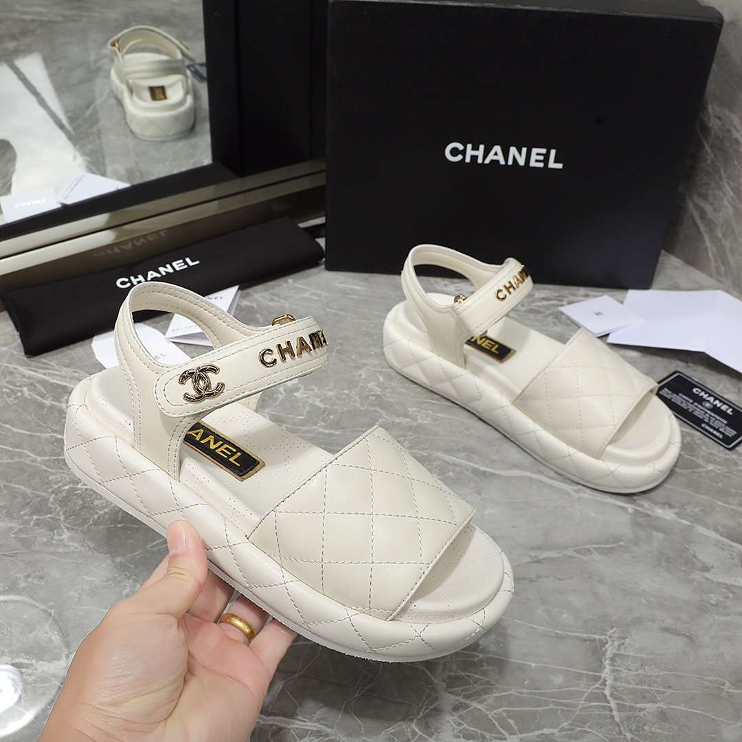 Ch**el Sandal White For Women