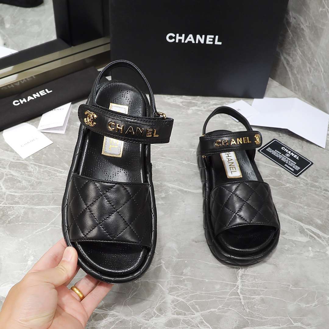 Ch**el Sandal Black For Women