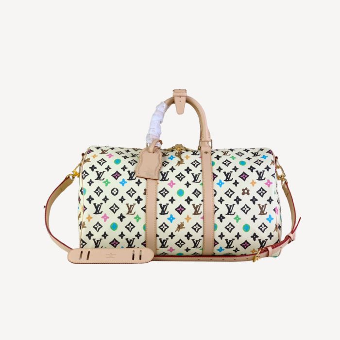 L0vis Vvtt0n Keepall Bandouliere 50 White 50cm / 19.7in