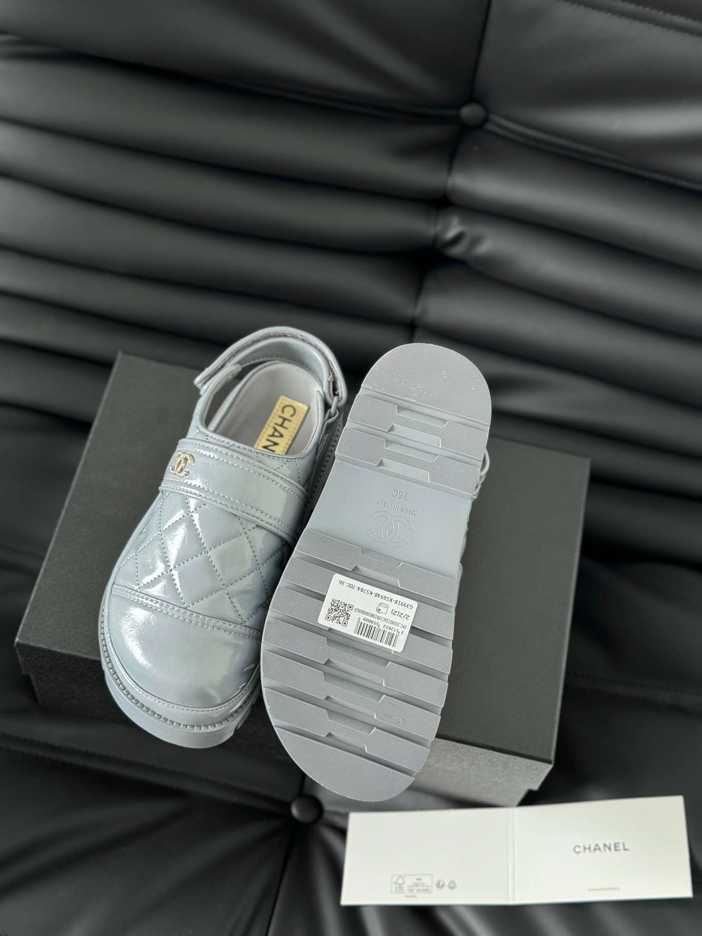 Ch**el Velcro Sandal Jade Green For Women