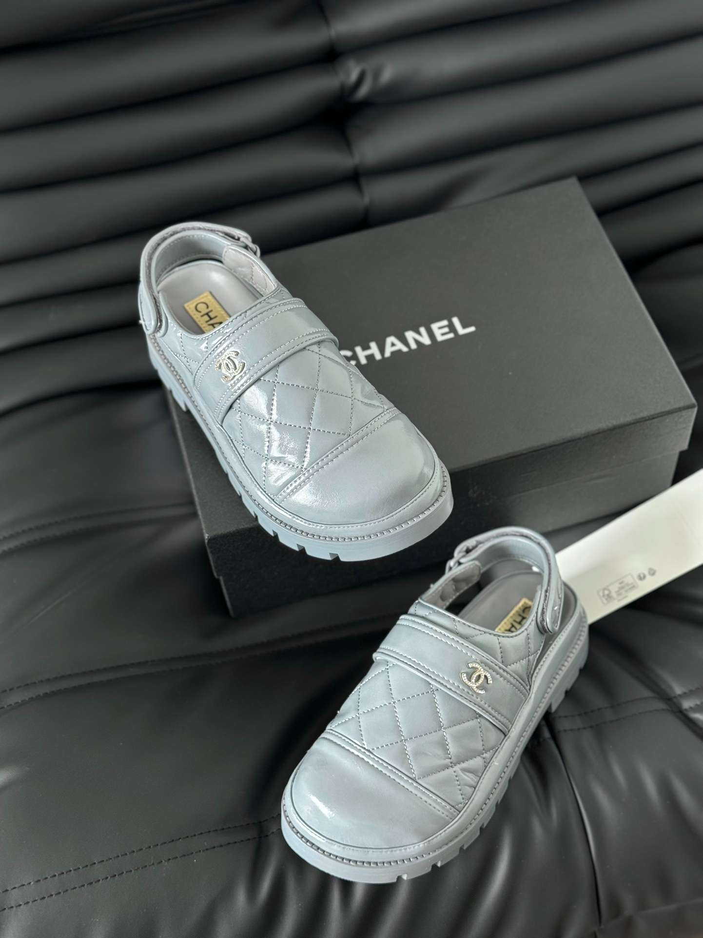 Ch**el Velcro Sandal Jade Green For Women