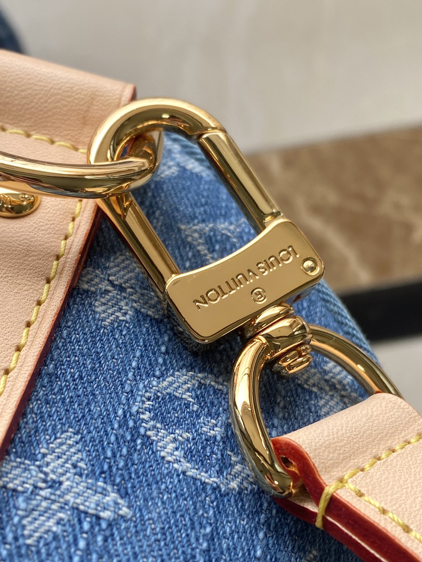 L0vis Vvtt0n Keepall Bandouliere 45 Blue 17.7in/45cm M24315