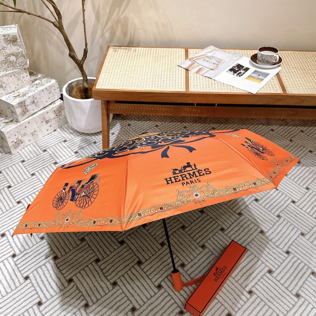 H**me5 Automatic Folding Umbrella Orange