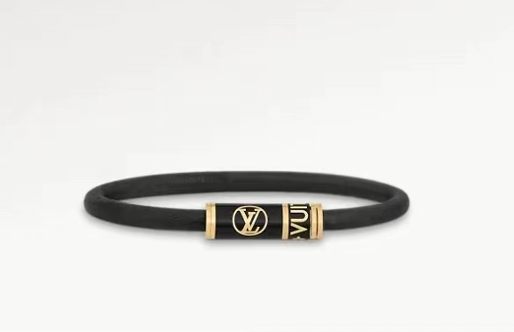 L0vis Vvtt0n Rope Bracelet Black For Men