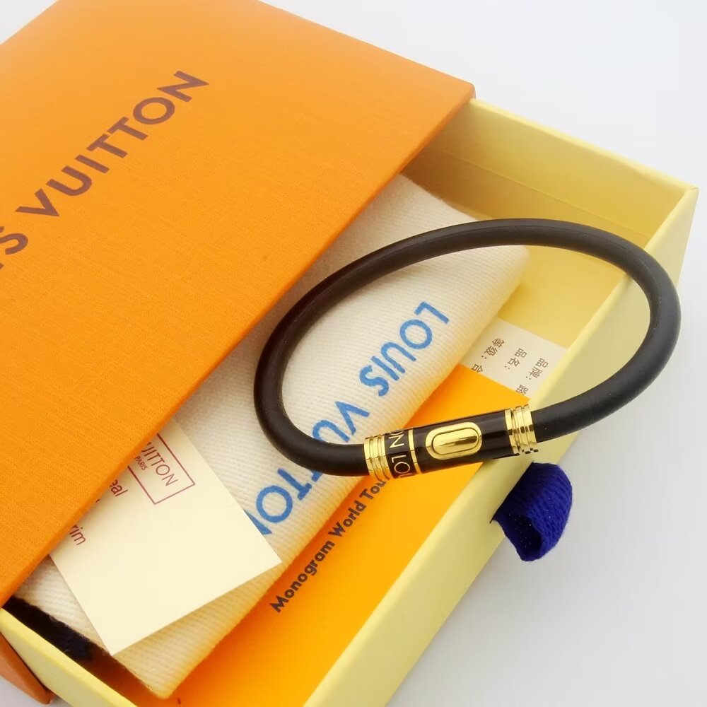 L0vis Vvtt0n Rope Bracelet Black For Men