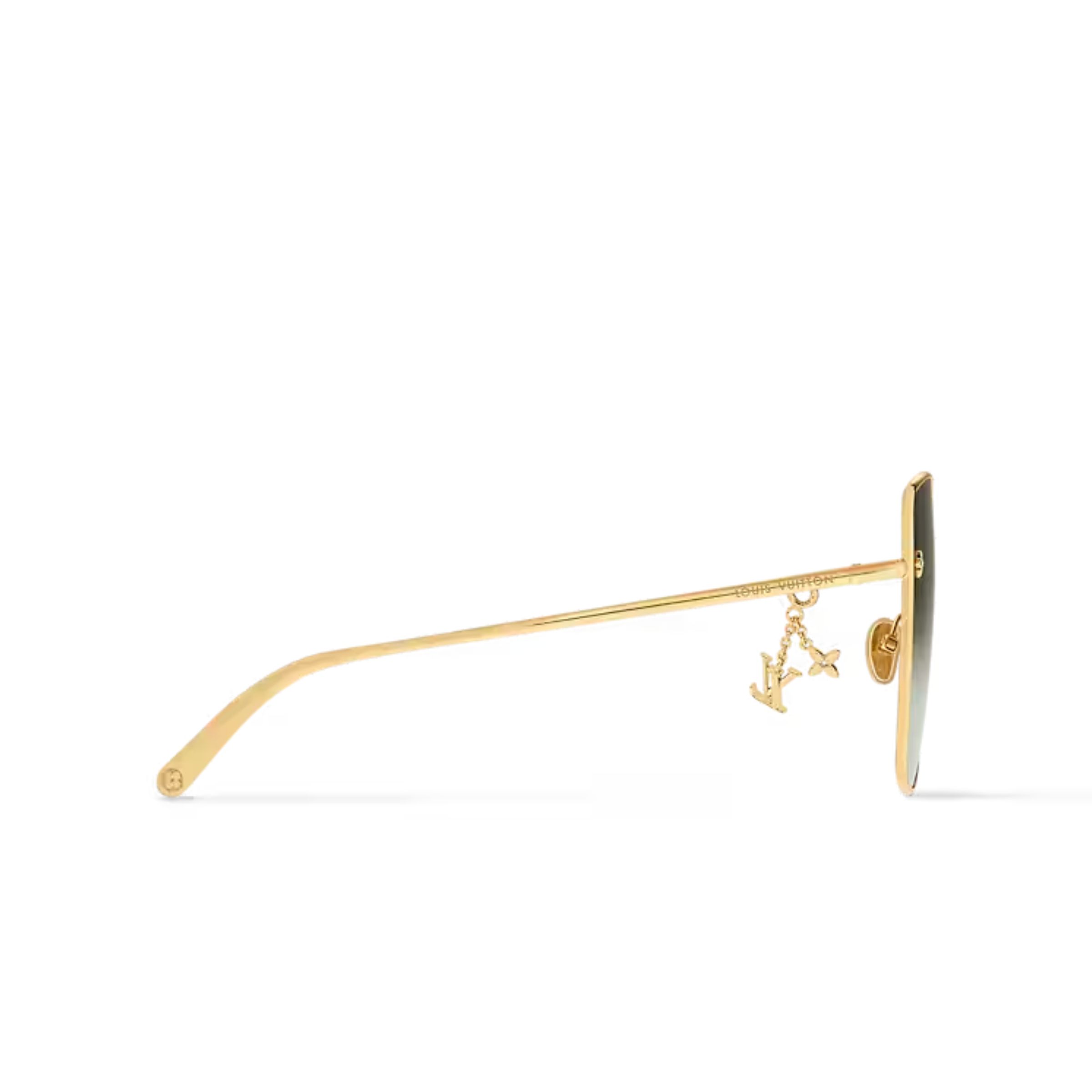 L0vis Vvtt0n Charm Cat Eye Sunglasses Gold For Women Z1720U