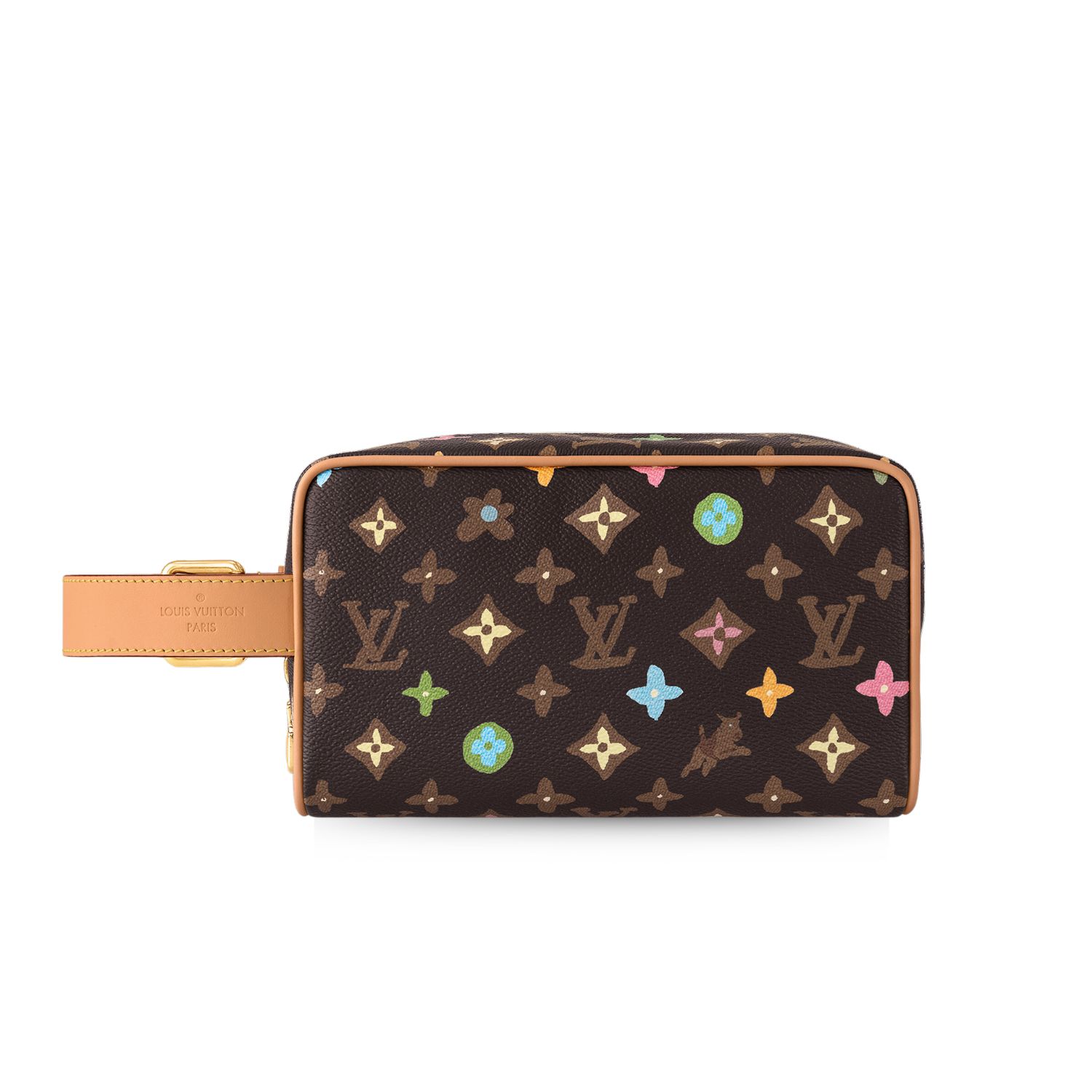 L0vis Vvtt0n Locker Dopp Kit Brown 9.1 Inches/ 23 Cm M47069