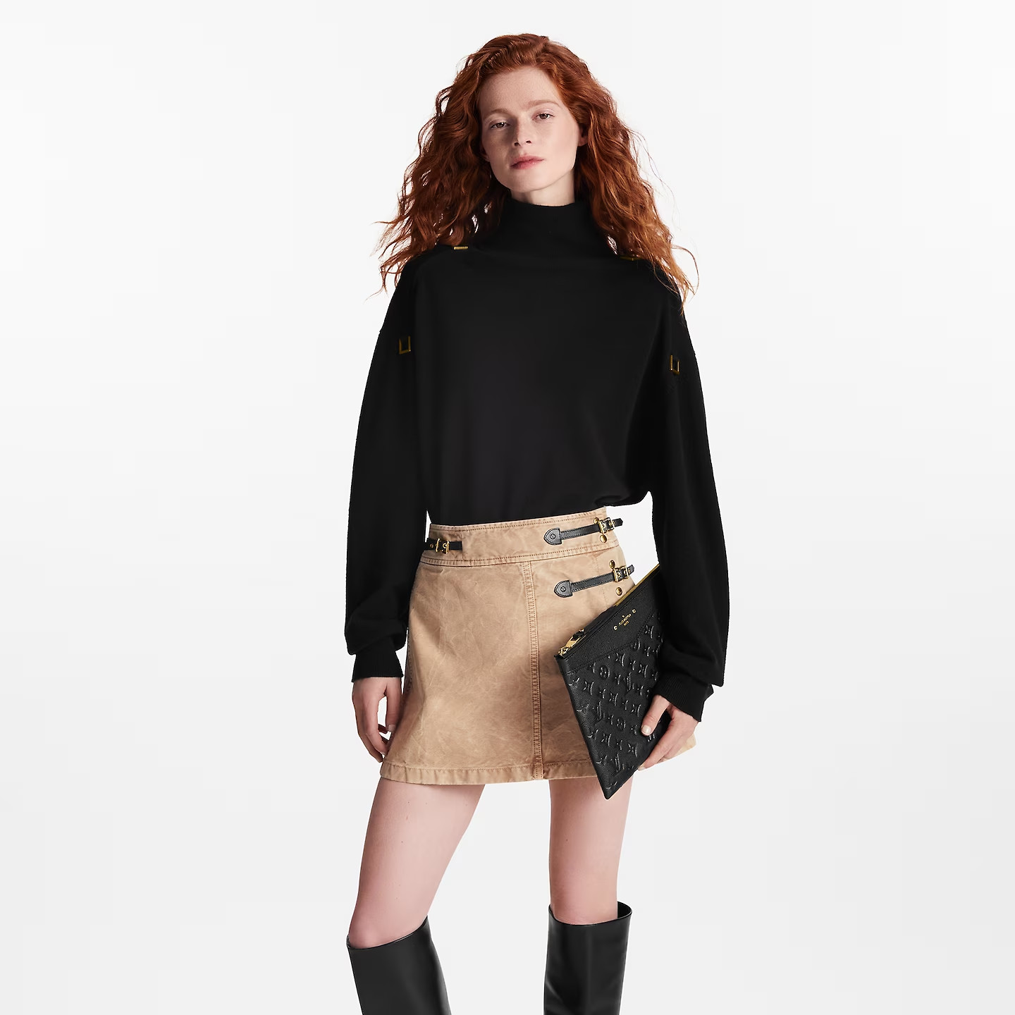 L0vis Vvtt0n Daily Pouch Wallet Black For Women 11.6in/29.5cm LV M62937