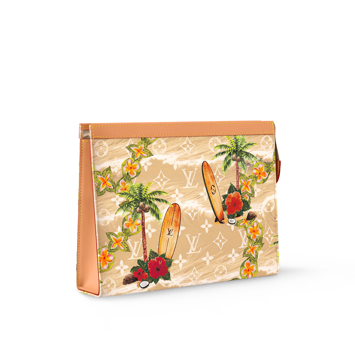 L0vis Vvtt0n Pochette Voyage Bag Yellow For Men 10,6in/27cm M83465