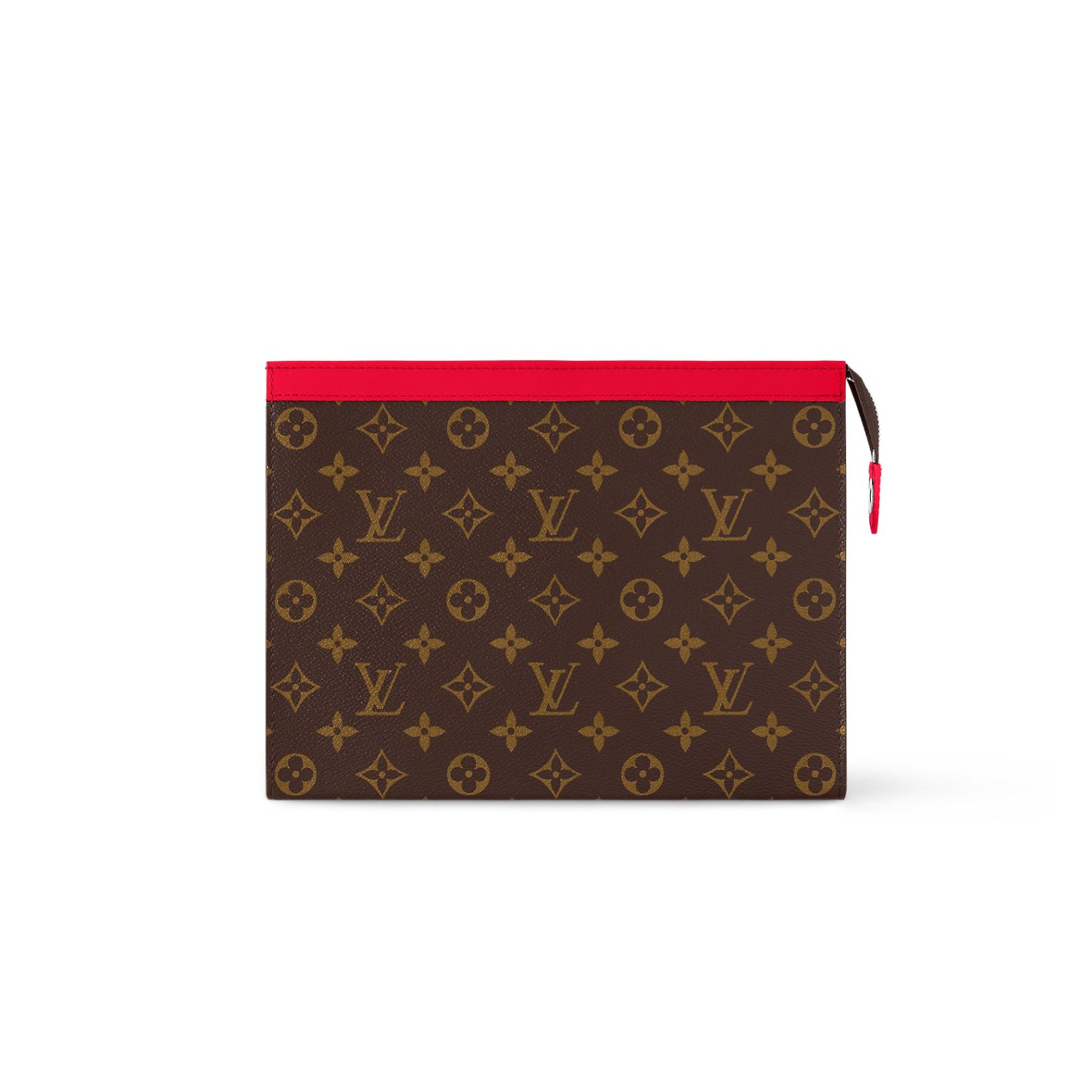 L0vis Vvtt0n Pochette Voyage MM Pouch Bag Red For Men 10,6in/27cm M82857