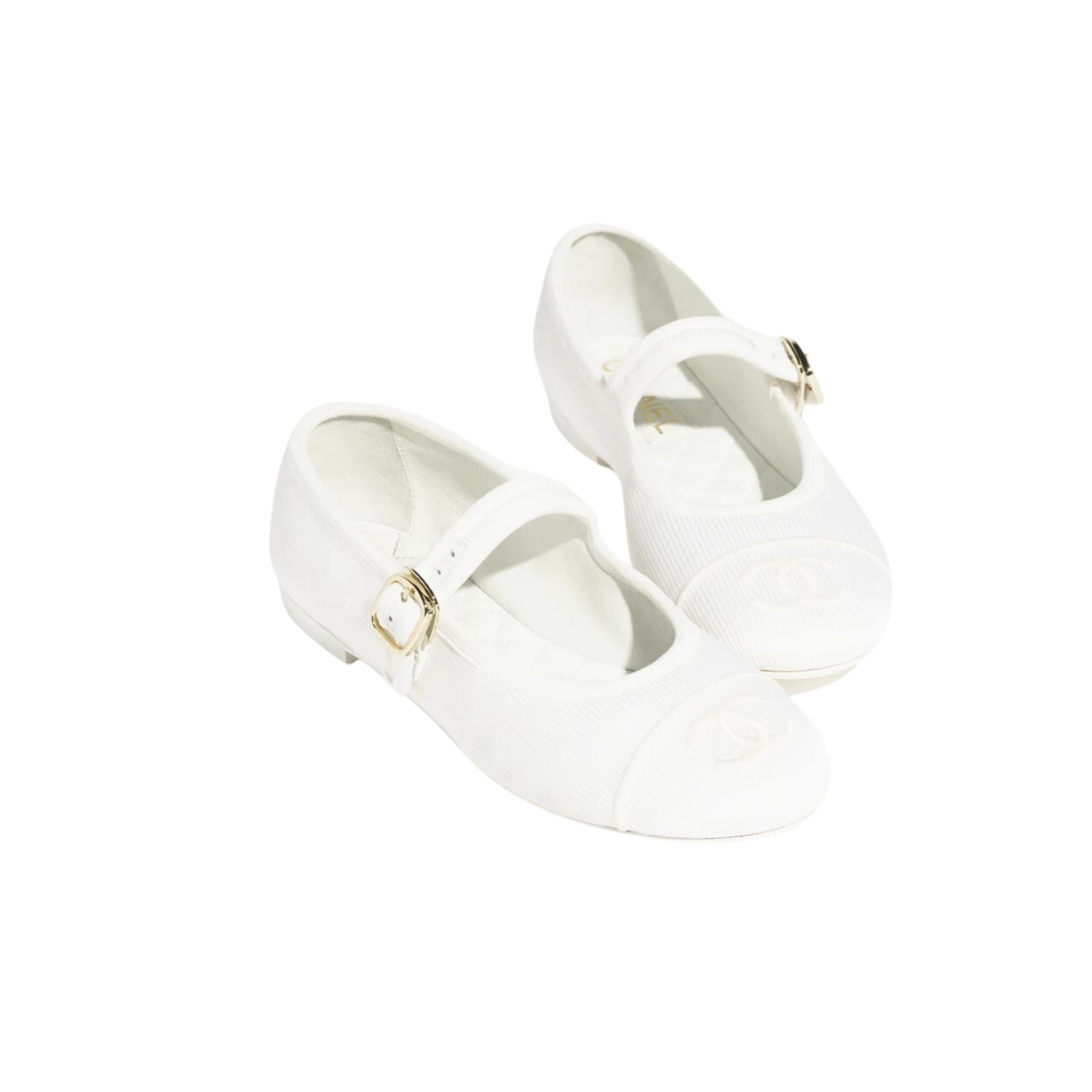Ch**el Mary Janes White For Women G45503 B16406 NX269