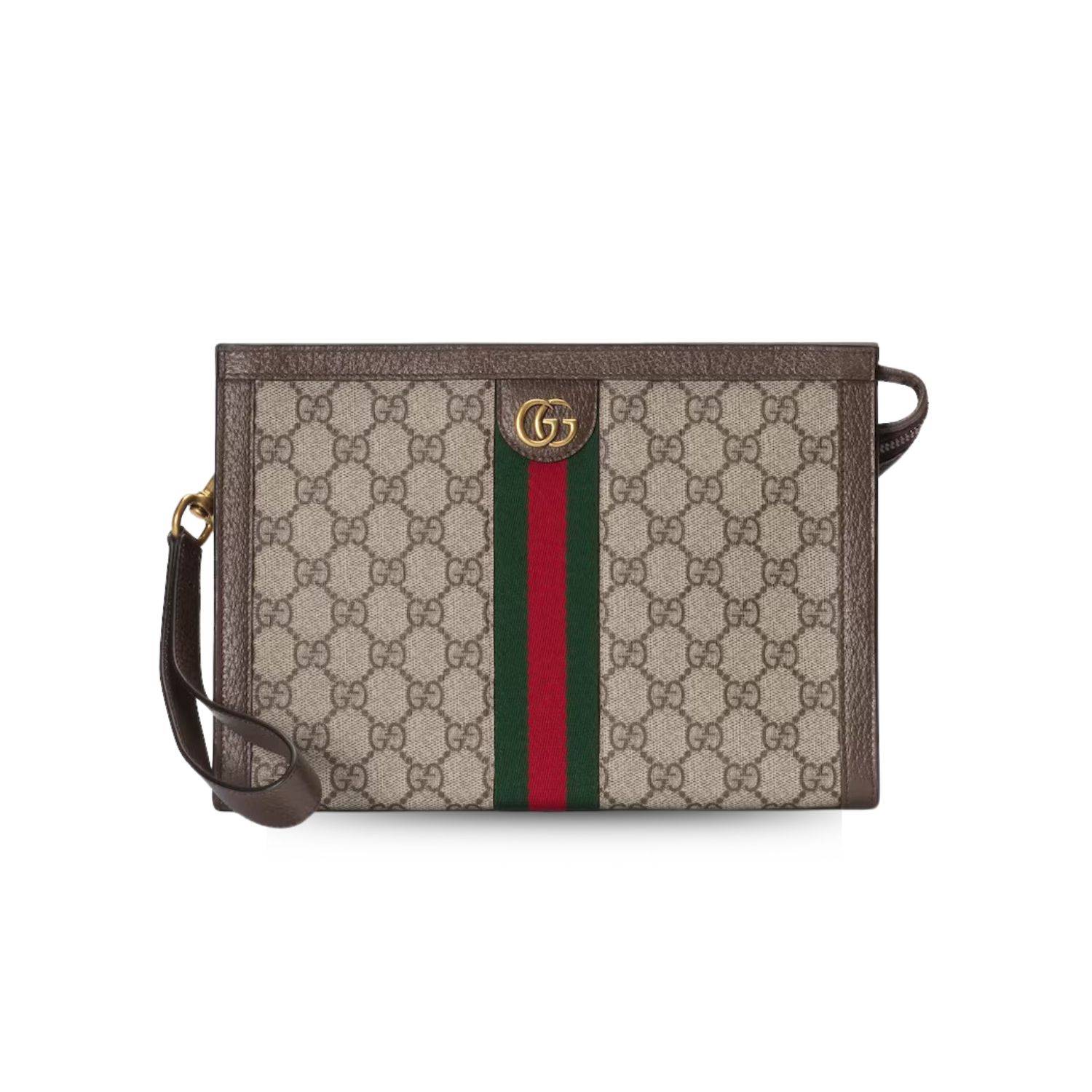 Gvc*1 Ophidia GG Pouch Beige For Women 10.2 in/ 26 cm 760243 96IWT 8745