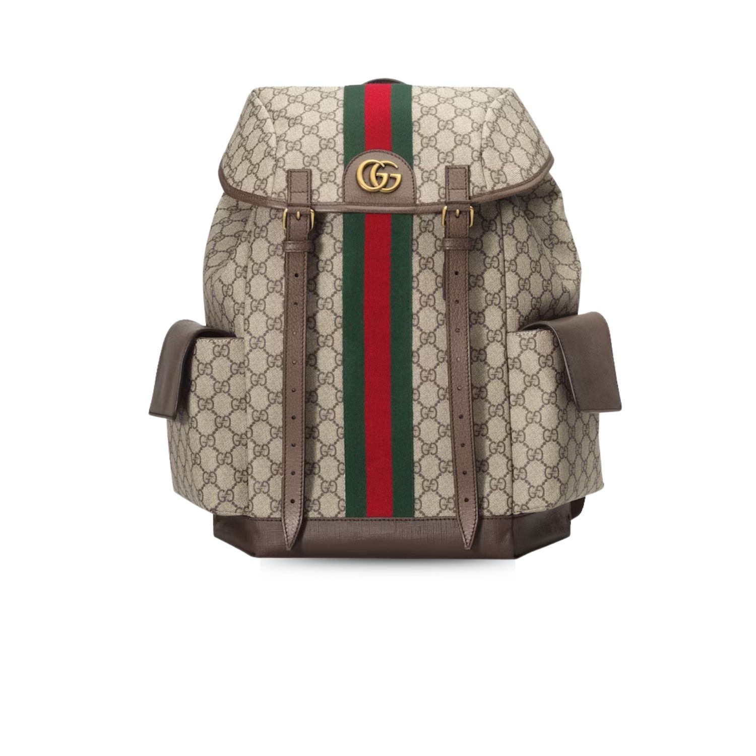 Gvc*1 Ophidia Medium Backpack Beige For Men 15.7 in/ 40 cm 598140 HUHAT 8564