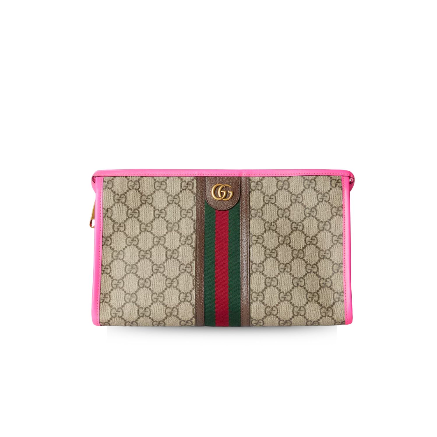 Gvc*1 Ophidia GG Pouch Beige 11.2 In/ 28.5 Cm 598234 FADI7 9766