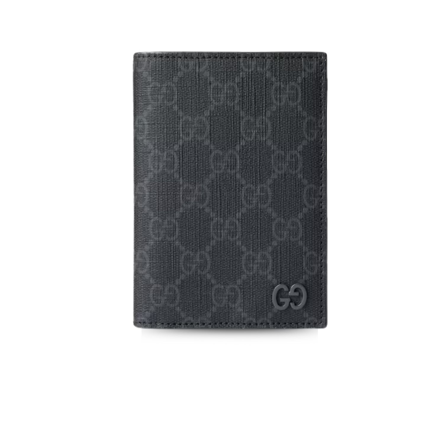 Gvc*1 Passport Case With GG Detail Black 7.5in/19cm 795229 FACQC 1048