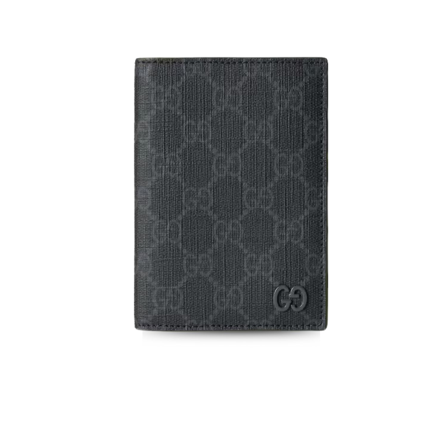 Gvc*1 Passport Case With GG Detail Black 7.5in/19cm 795229 FACQC 1049