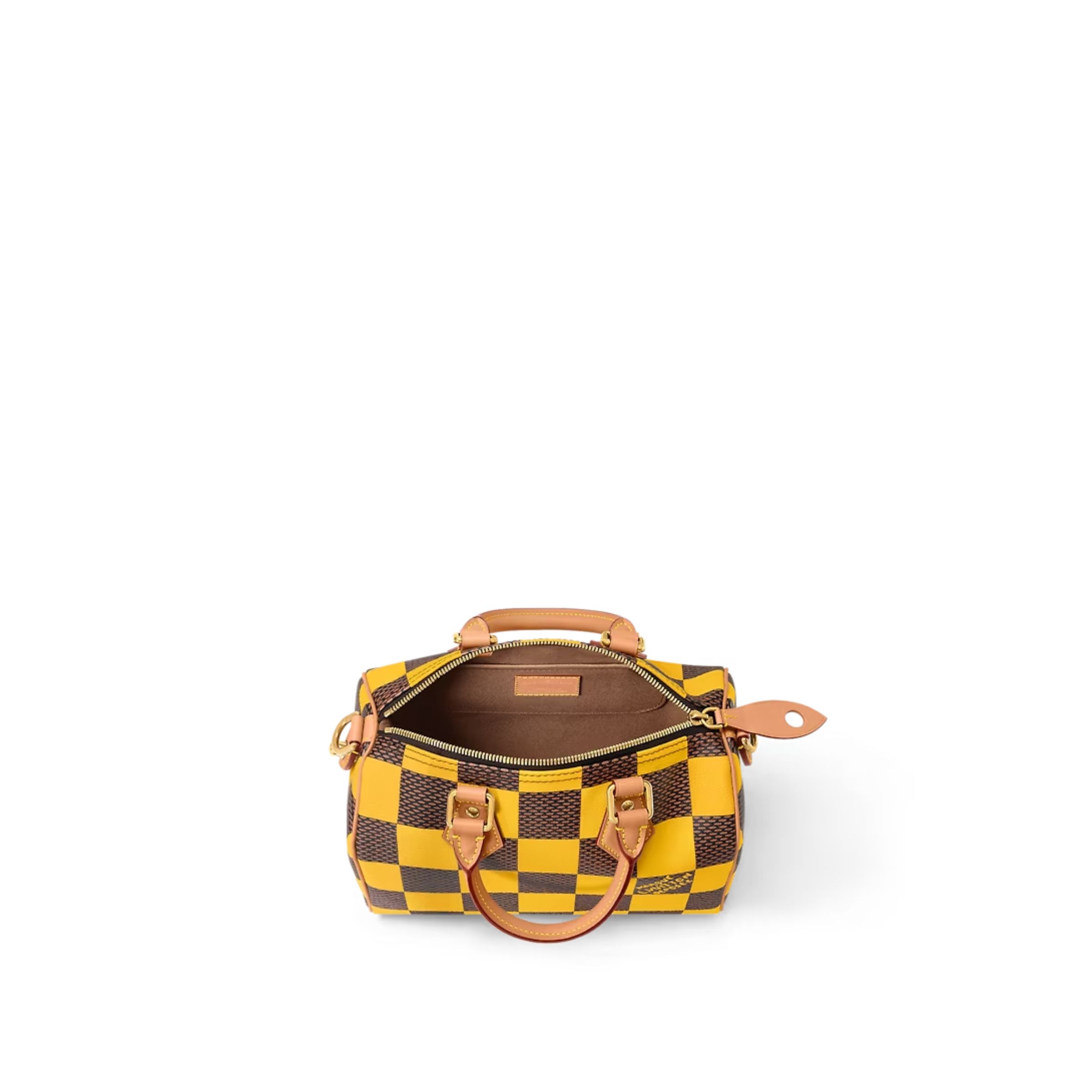 L0vis Vvtt0n Speedy 25 Bandoulière Damier Pop Yellow For Men 9.8 Inches/ 25 Cm N40584