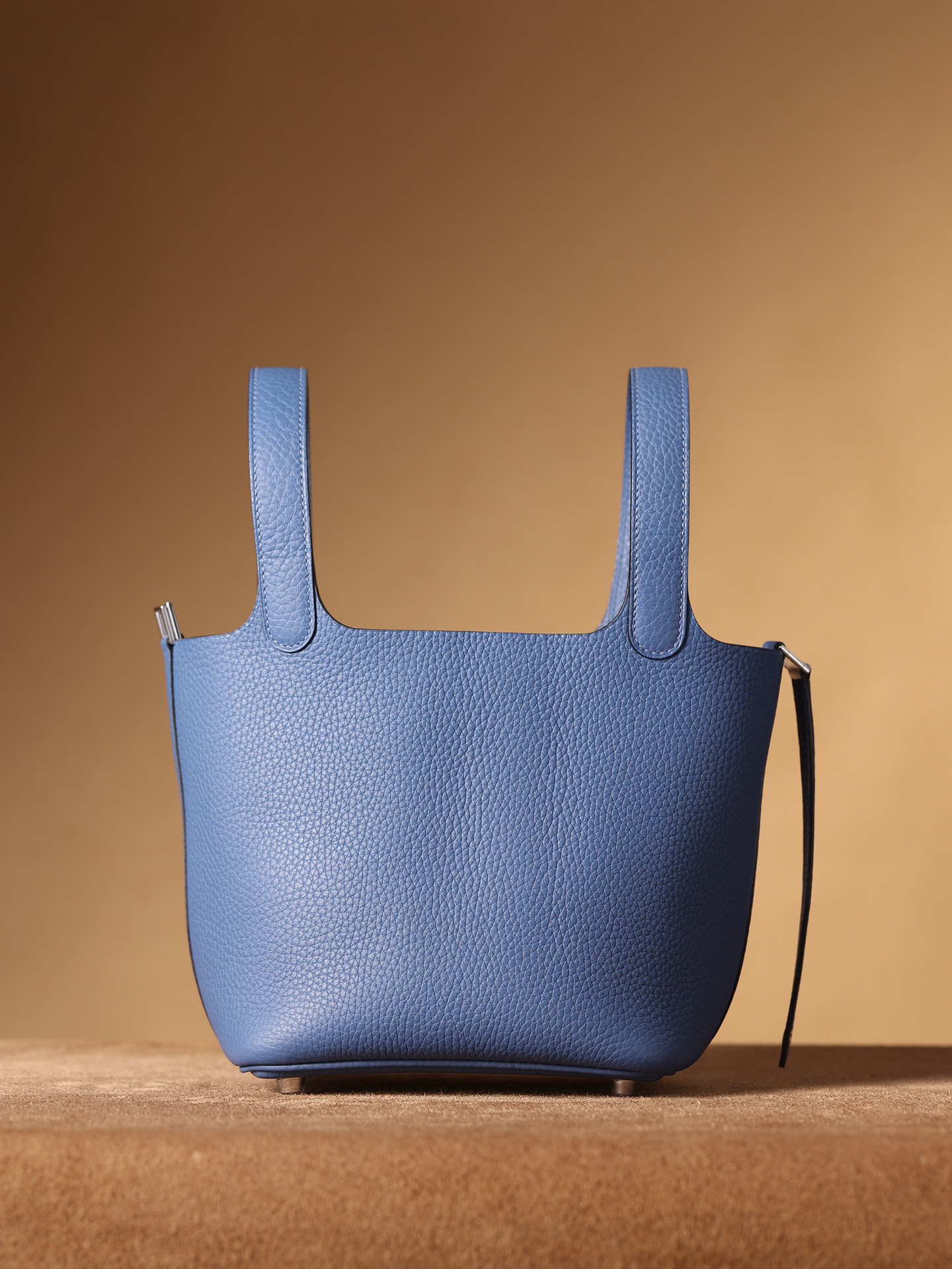 H**me5 Picotin Lock 18 Blue Bag For Women, Women’s Handbags 7.1in/18cm