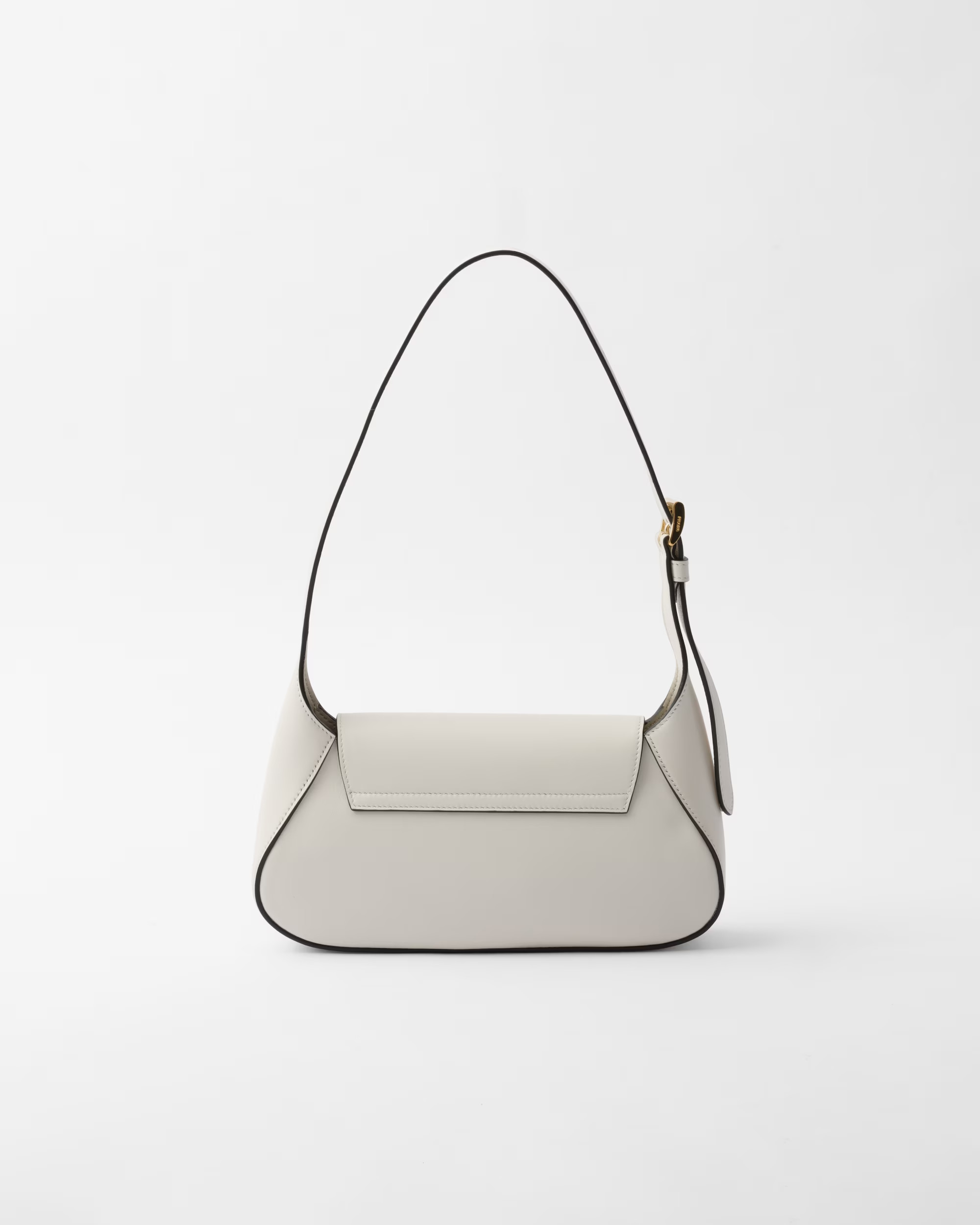 Pra*a Small Shoulder Bag White For Women 9,8in/25cm