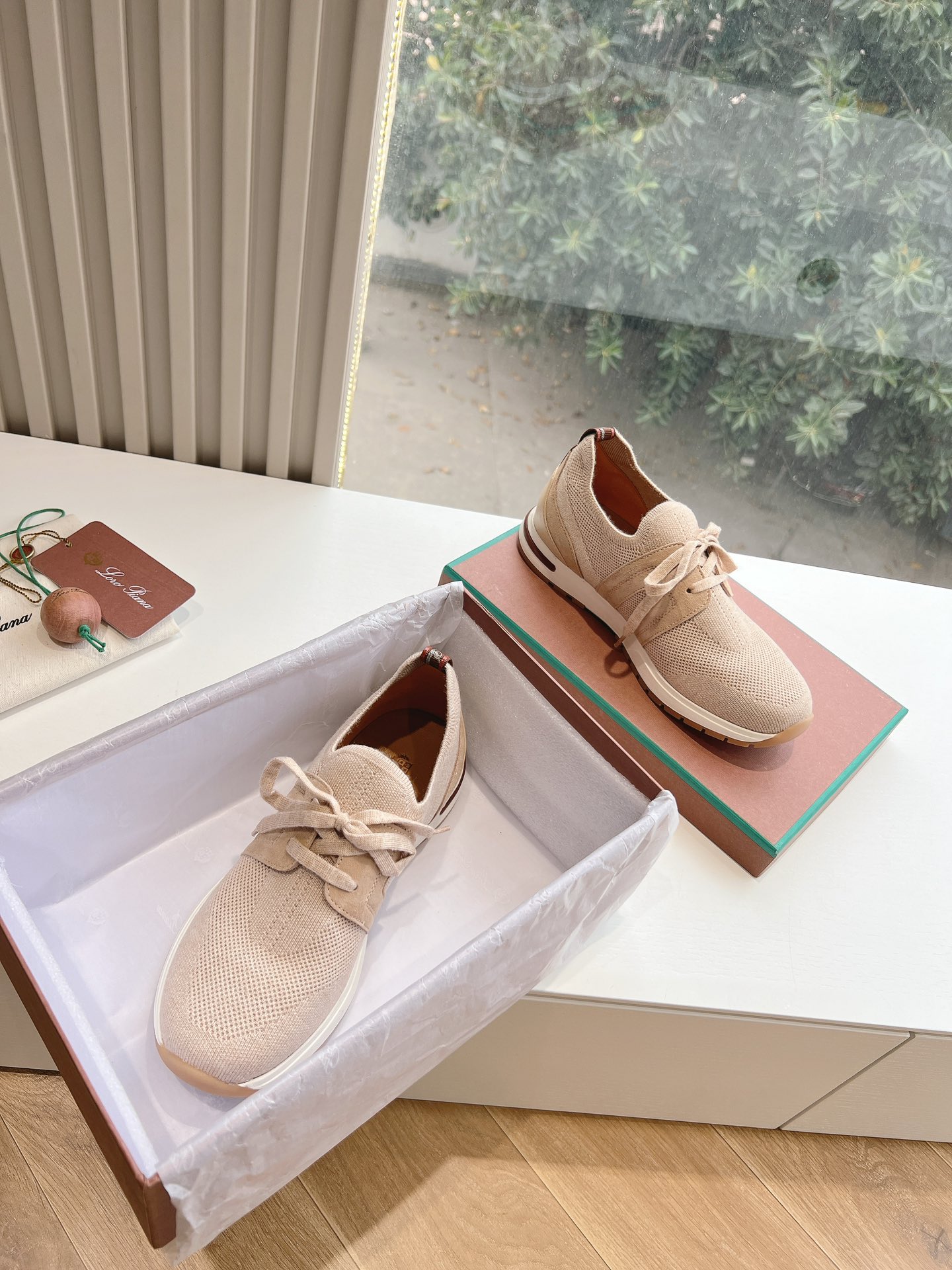 L0r0 P1ana 360 Lp Lady Flexy Walk Sneaker Beige Melange For Women – FAI7759 D927