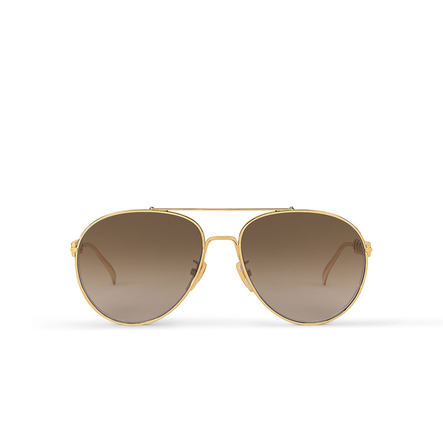 L0vis Vvtt0n My LV Chain Pilot Sunglasses Gold For Women Z1539W