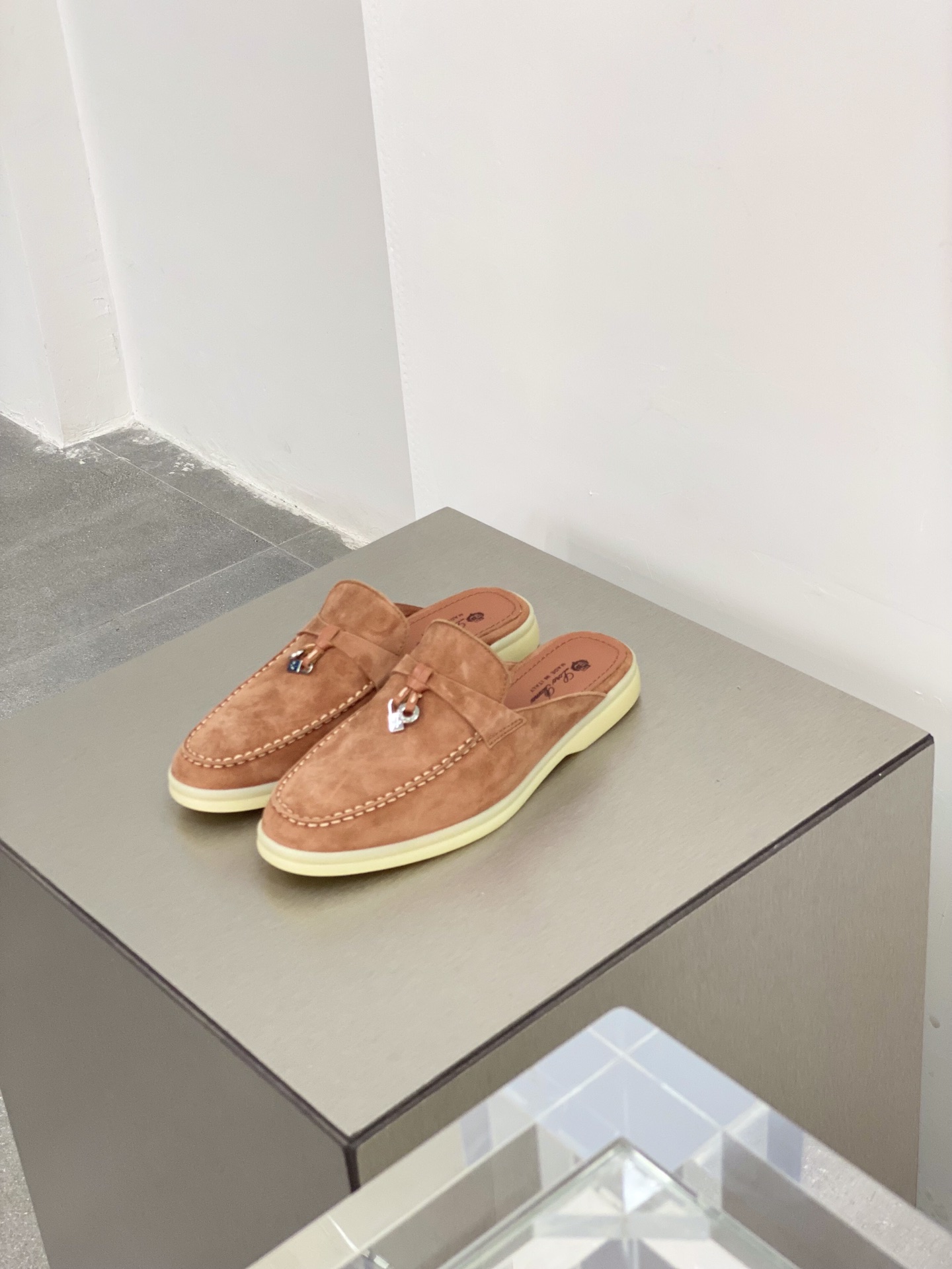 L0r0 P1ana Babouche Charms Walk Loafers Sorbet Pink For Women – FAI1543 303J