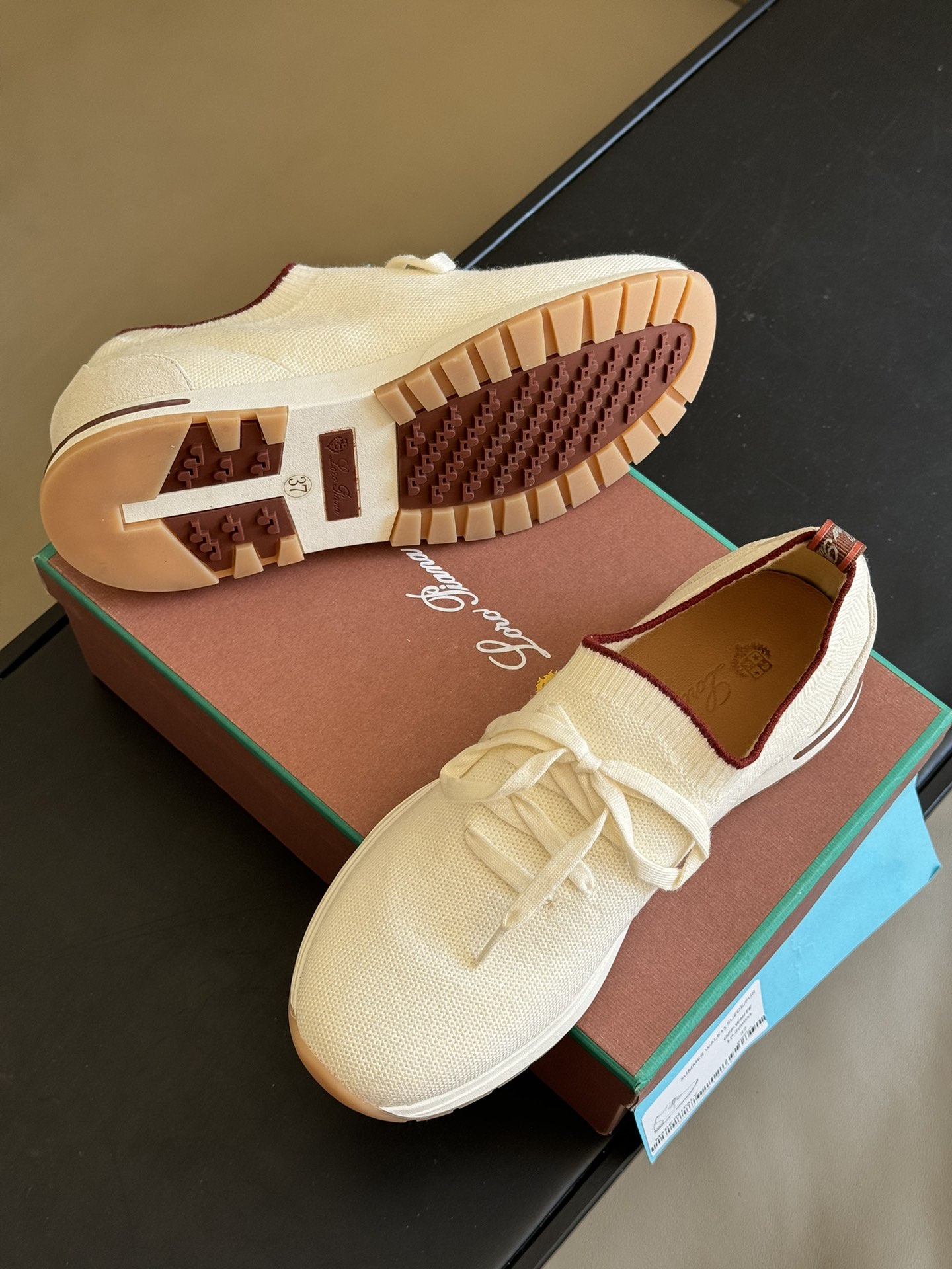 L0r0 P1ana Loro 360 LP Flexy Walk Sneakers Pure Dunes Mel For Women – FAN9467 106O