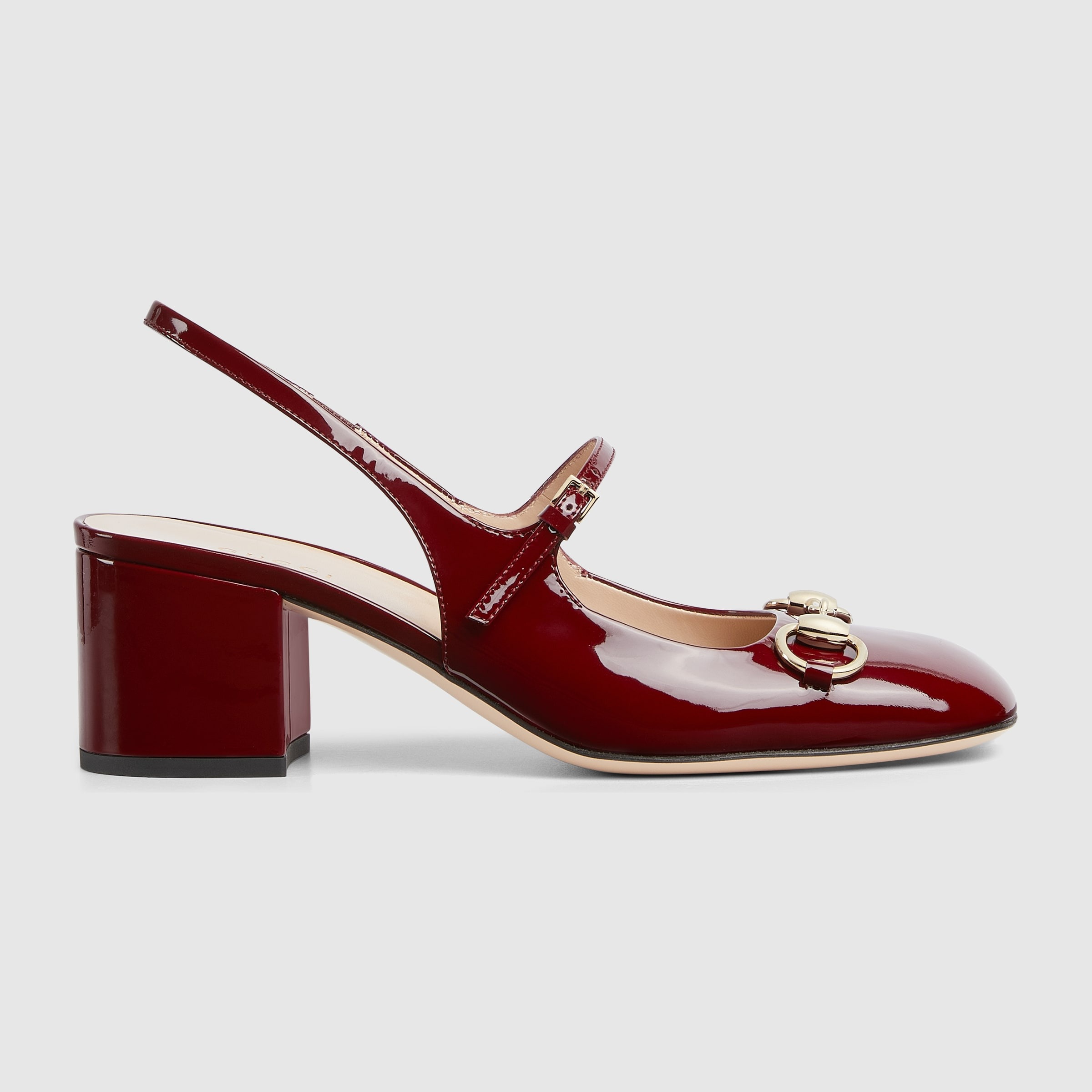 Gvc*1 Horsebit Pump Red For Women- 801893 BNC80 6207