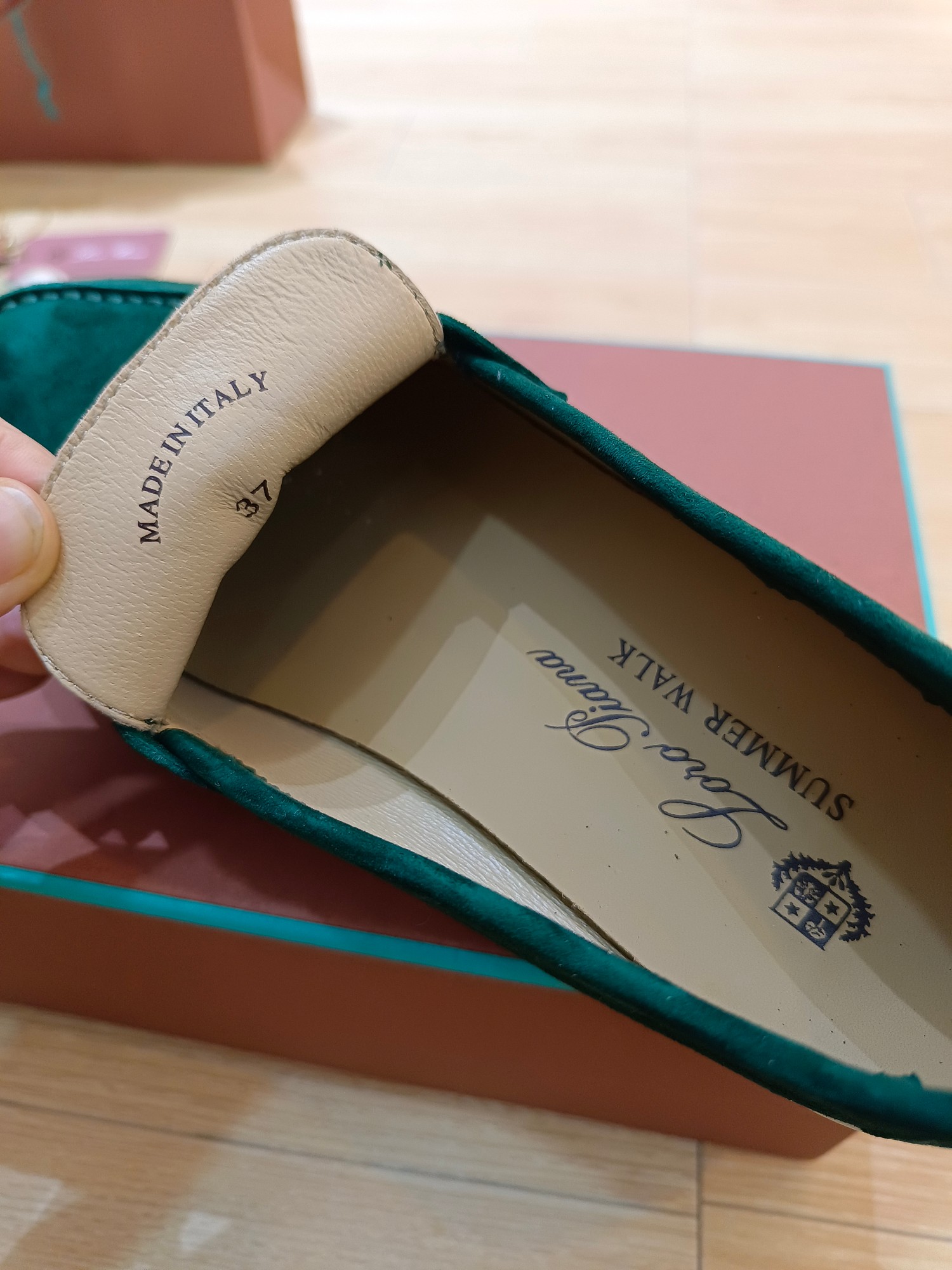 L0r0 P1ana Summer Charms Walk Loafers Green For Women – FAE5444 50RT