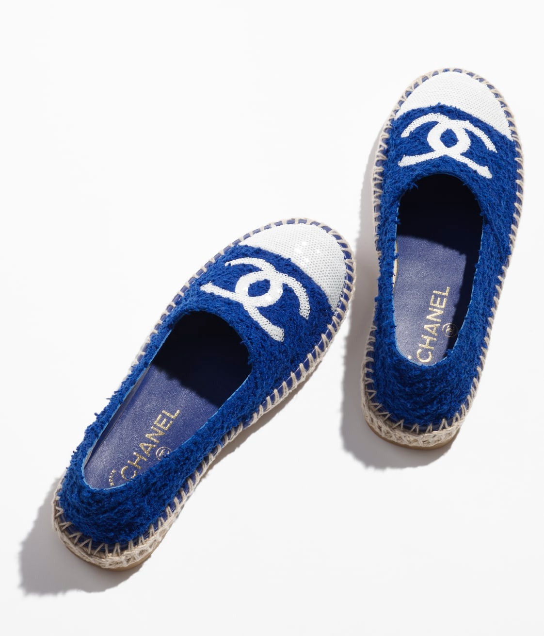 Ch**el Espadrilles Dark Blue For Women- G45602 B16099 NW246