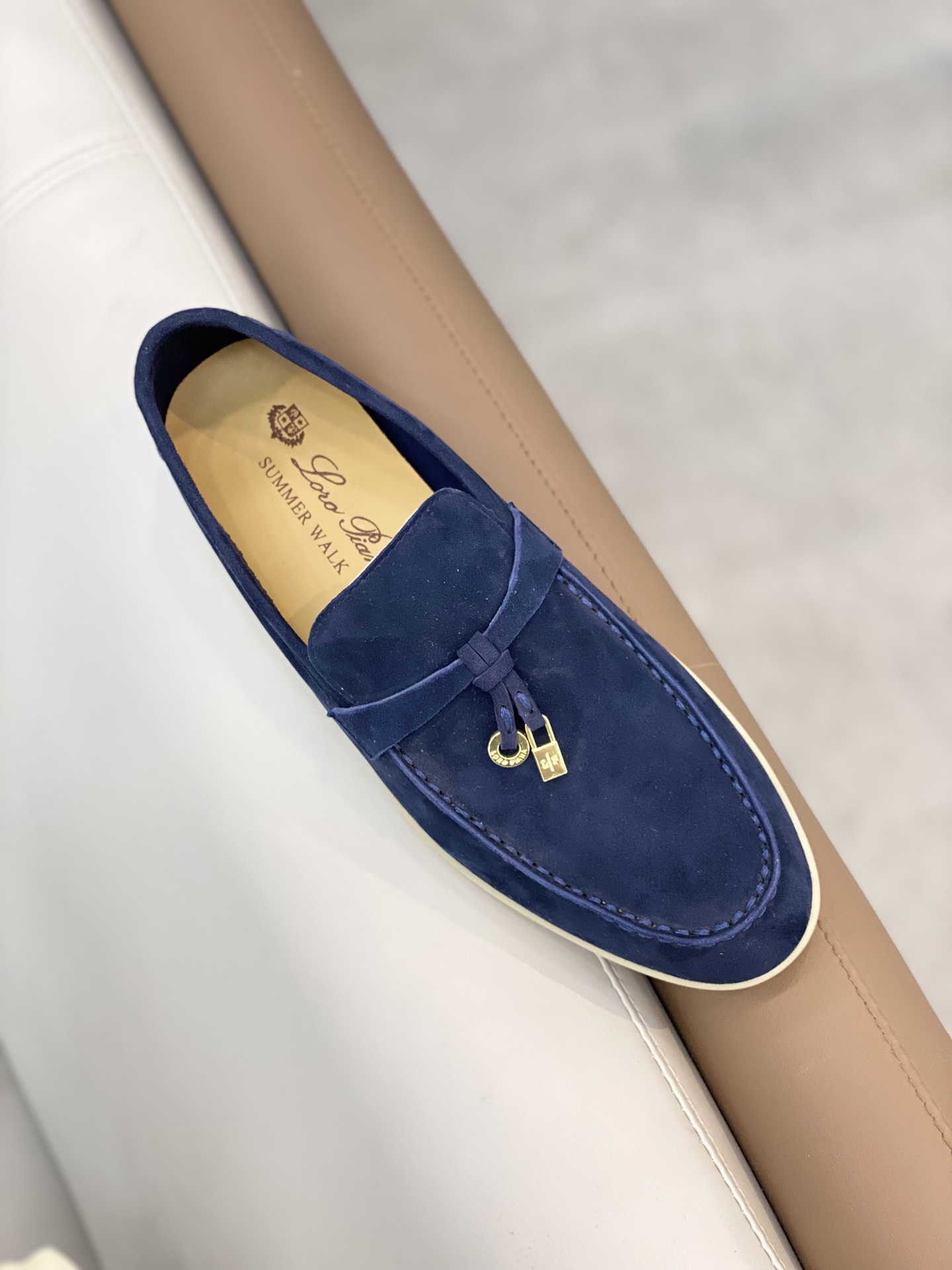 L0r0 P1ana Summer Charms Walk Loafers Blue Fluorite For Women – FAE5444 W13O