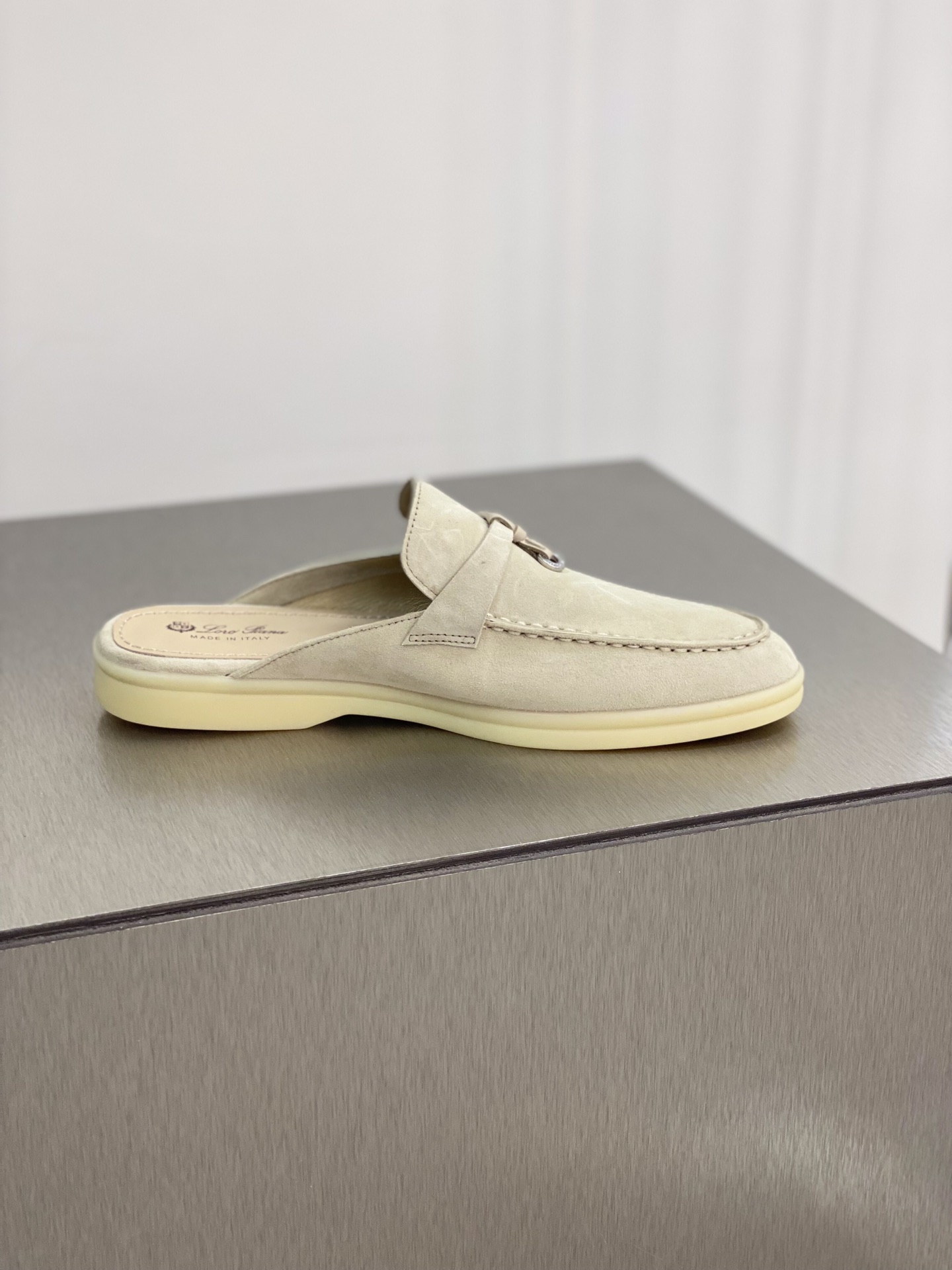 L0r0 P1ana Babouche Charms Walk Loafers Linen For Women – FAI1543 D746