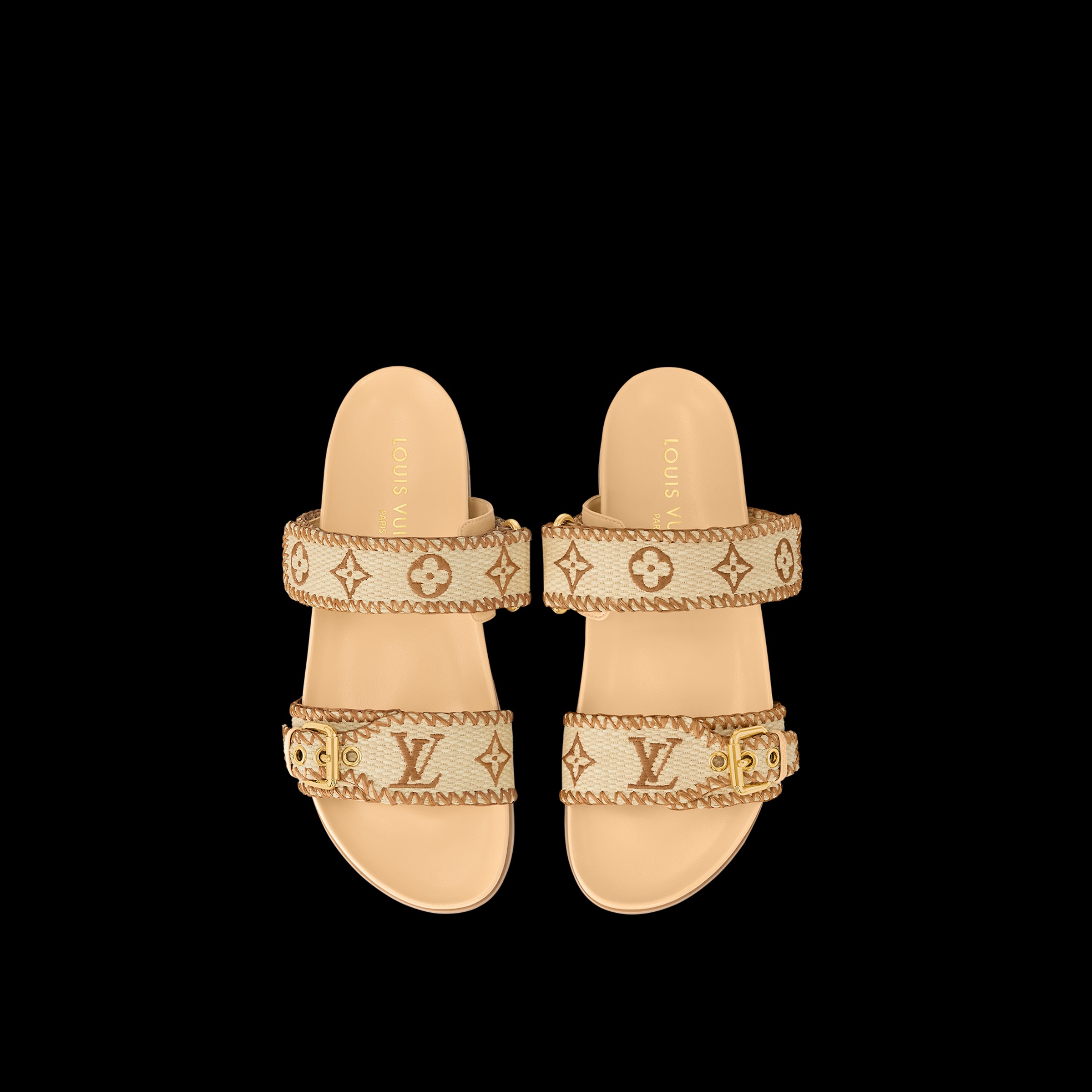 L0vis Vvtt0n Bom Dia Flat Comfort Mule For Women- 1ACZID