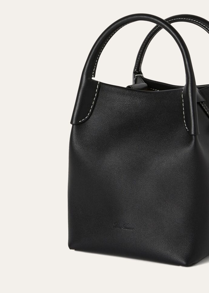 [True-to-ORIGINAL]L0r0 P1ana Micro Bale Bag Black For Women 5.2 in/ 13 cm FAN0807 8000