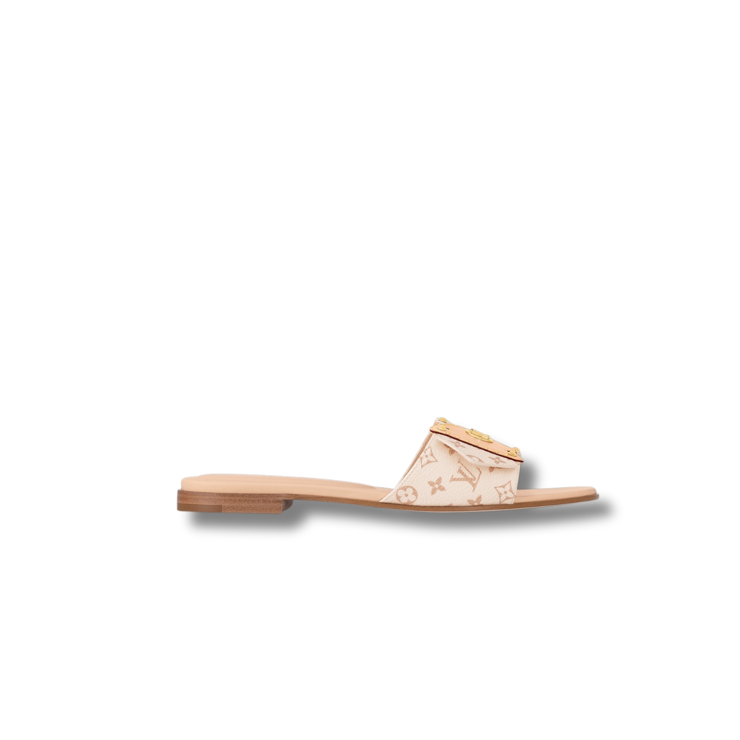 L0vis Vvtt0n Frame Flat Mule Beige For Women 1ACXII