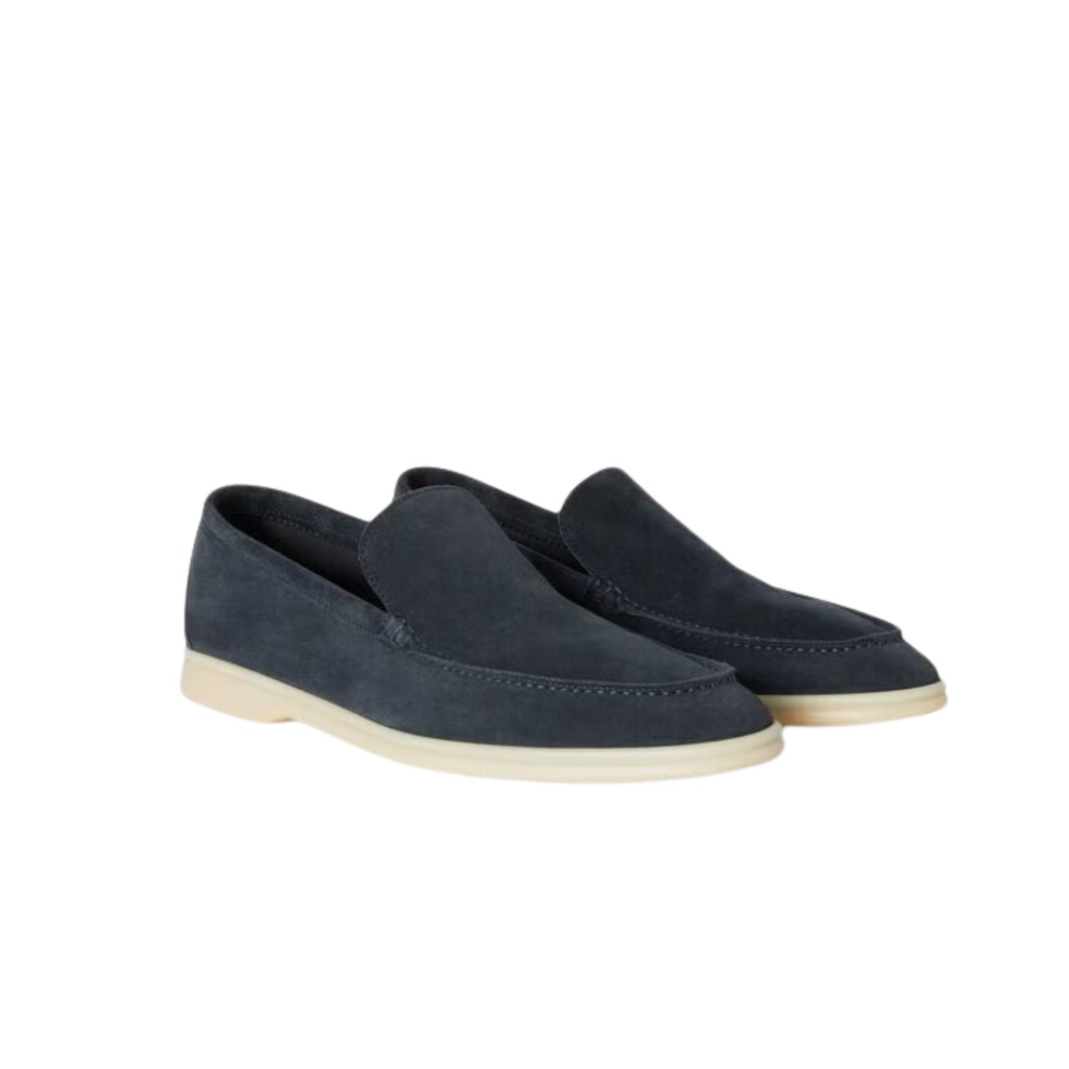 L0r0 P1ana Summer Walk Loafers Classic Blue For Men FAE8124_W019