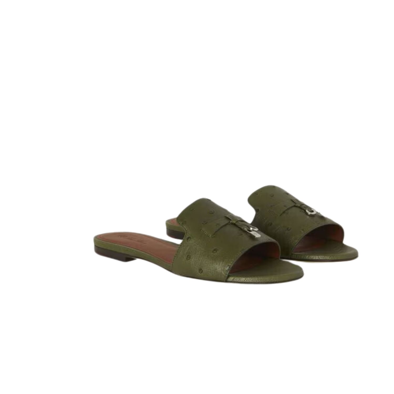 L0r0 P1ana Summer Charms Sandal Dark Lichen Green For Women – FAL0468 50OM